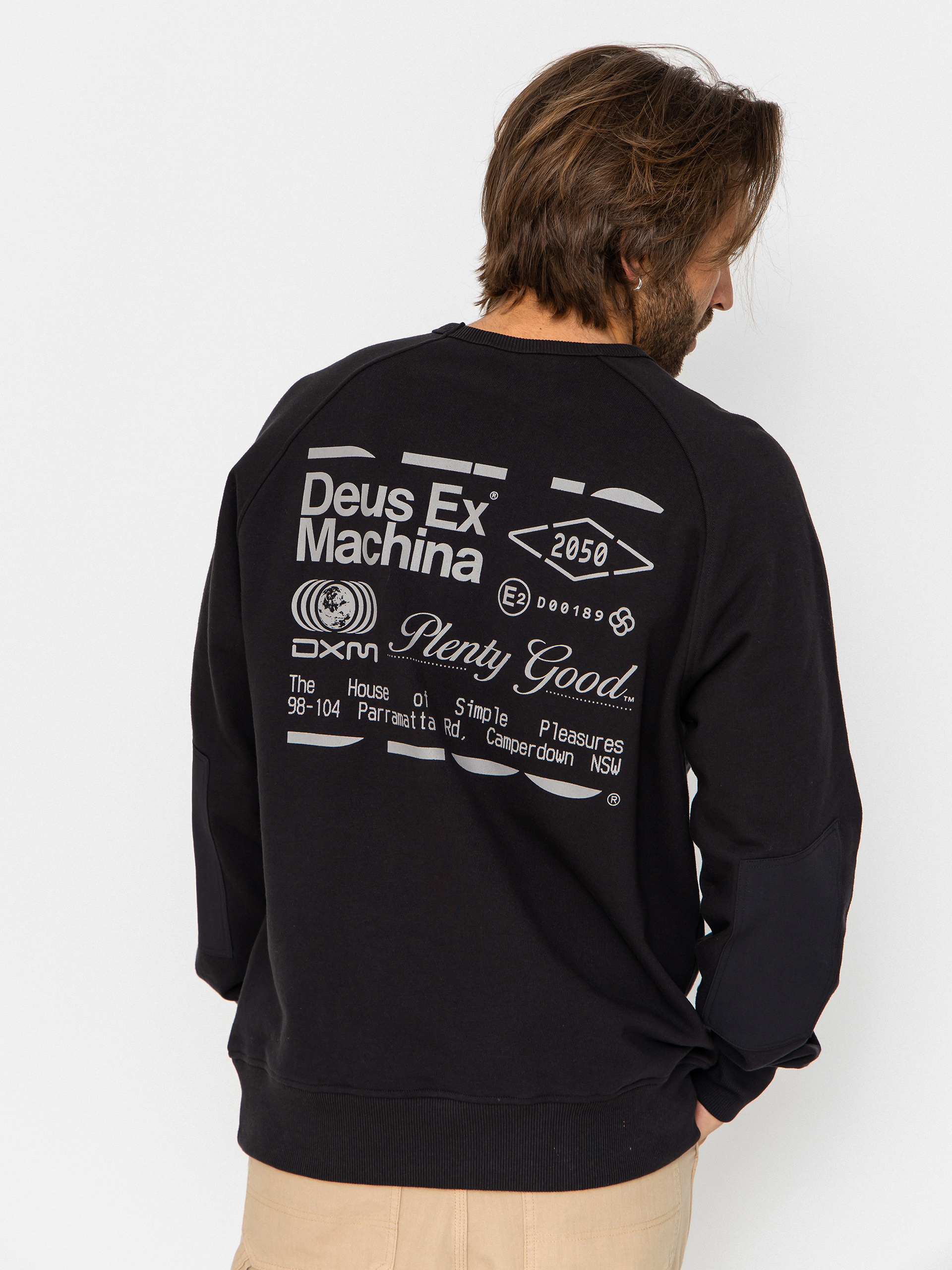 Hanorac Deus Ex Machina Plenty Good Crew (black)