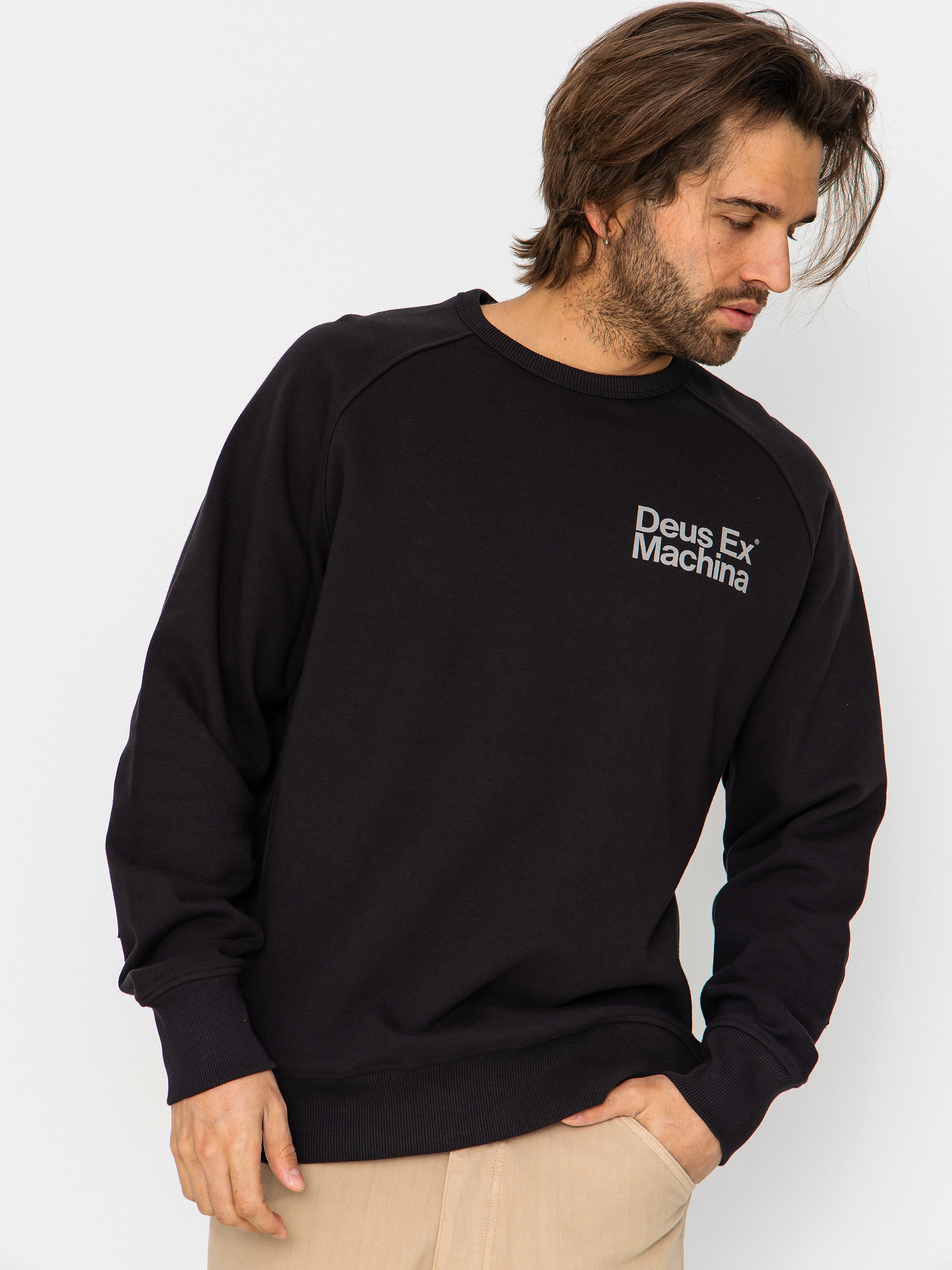 Hanorac Deus Ex Machina Plenty Good Crew (black)