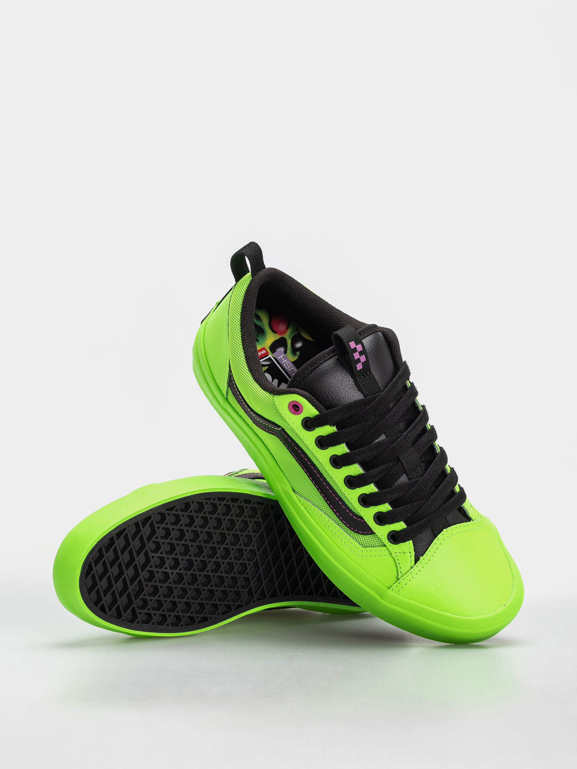 Pantofi Vans Skate Old Skool 36 + (black/green gec)