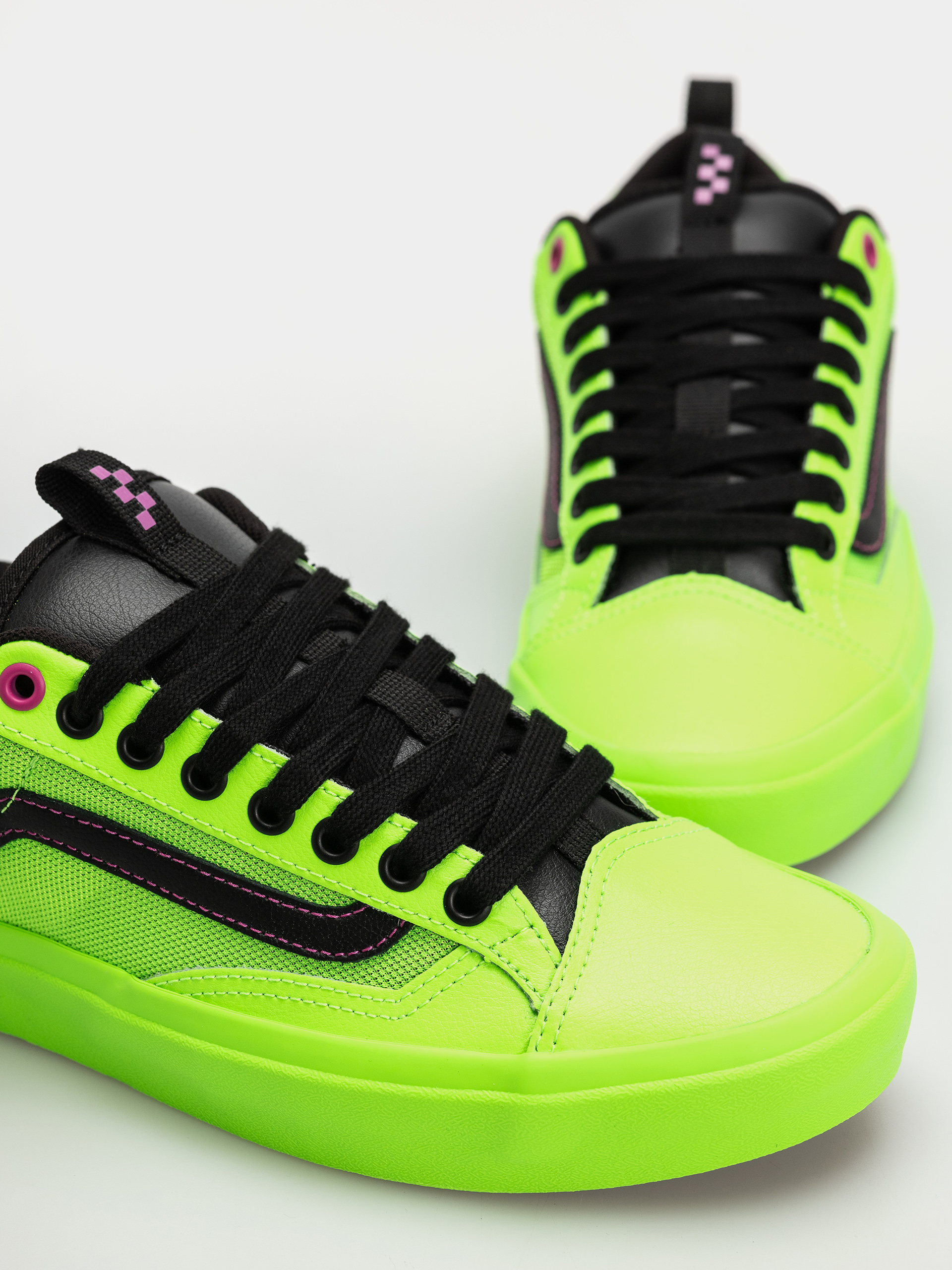 Pantofi Vans Skate Old Skool 36 + (black/green gec)