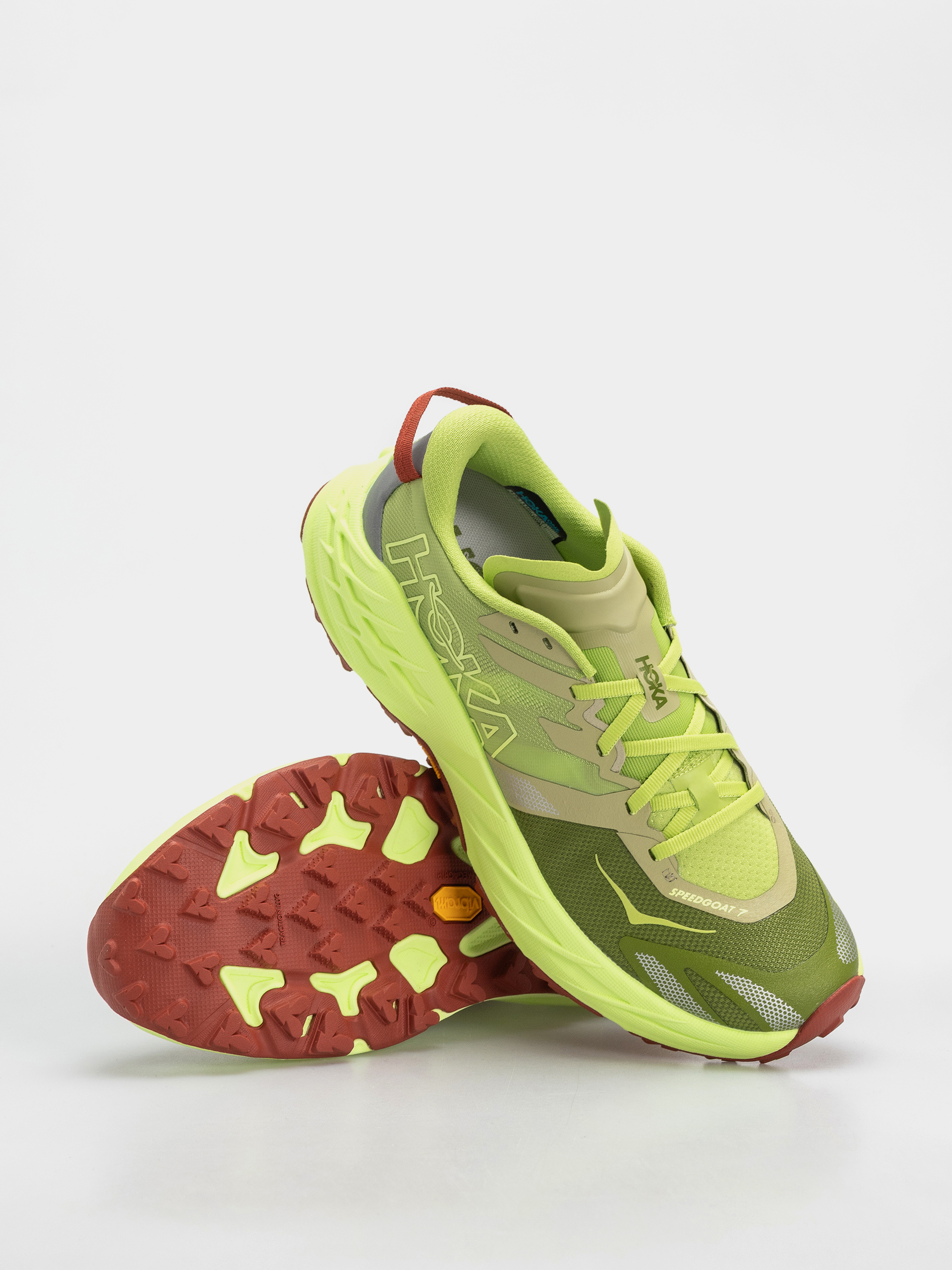 よっち Pantofi Hoka Speedgoat 7 - verde (kiwi/neon yuzu)