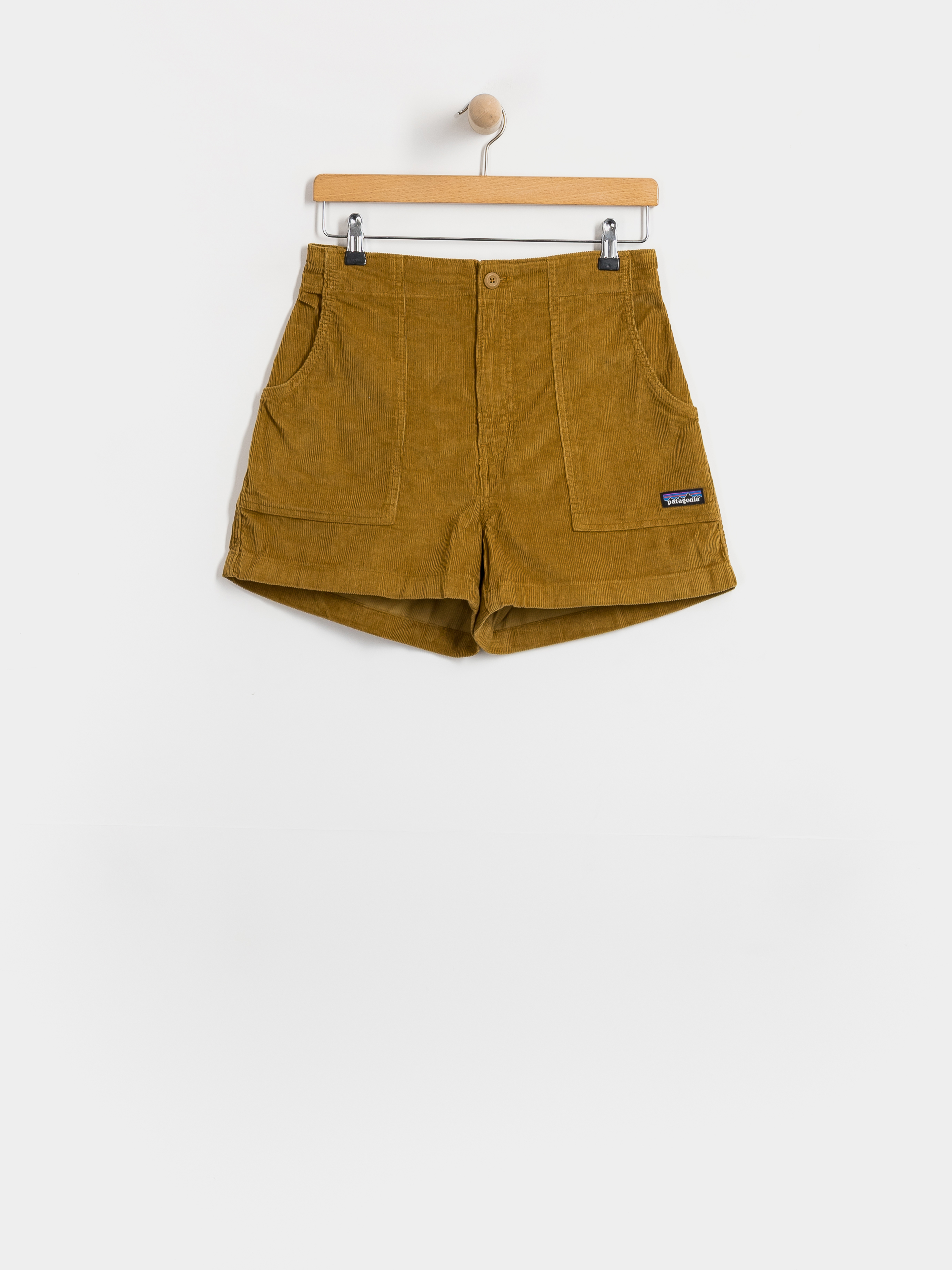 Pantaloni scurți Patagonia Retro Cord Wmn (bobcat brown)