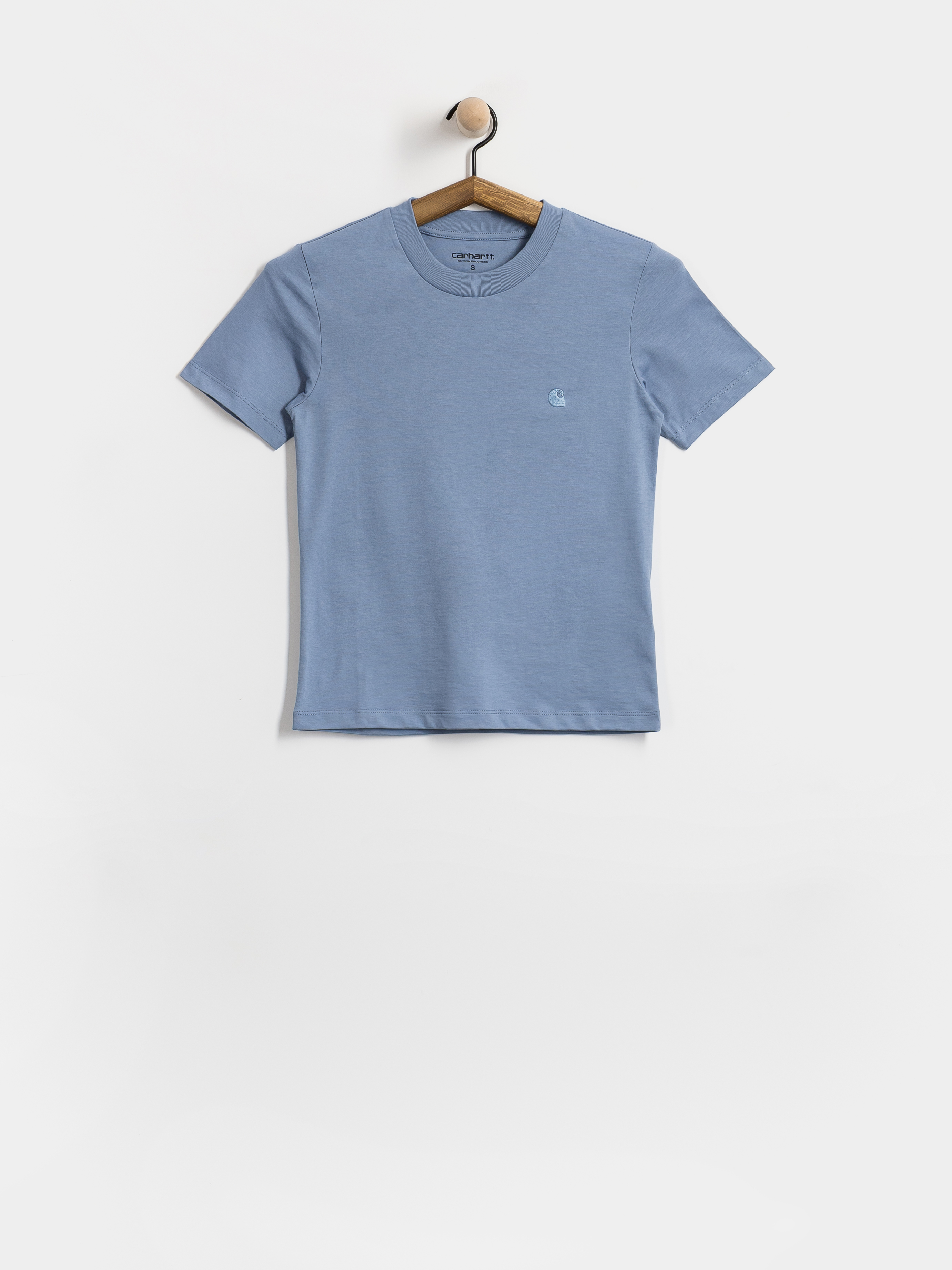 Tricou Carhartt WIP Luca Wmn (gentle blue)