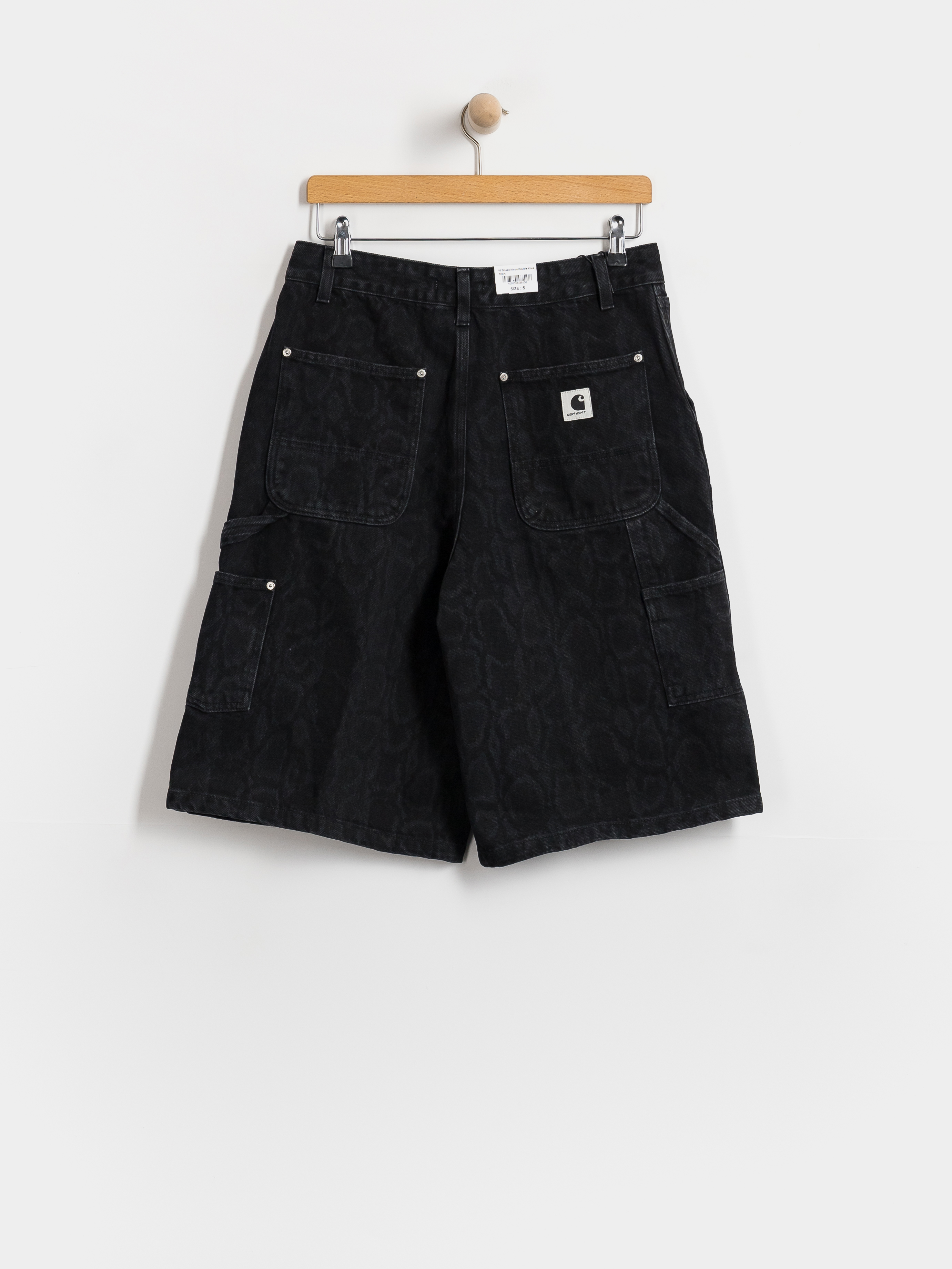 Pantaloni scurți Carhartt WIP Snake Nixon Double Knee Wmn (snake camo/black)