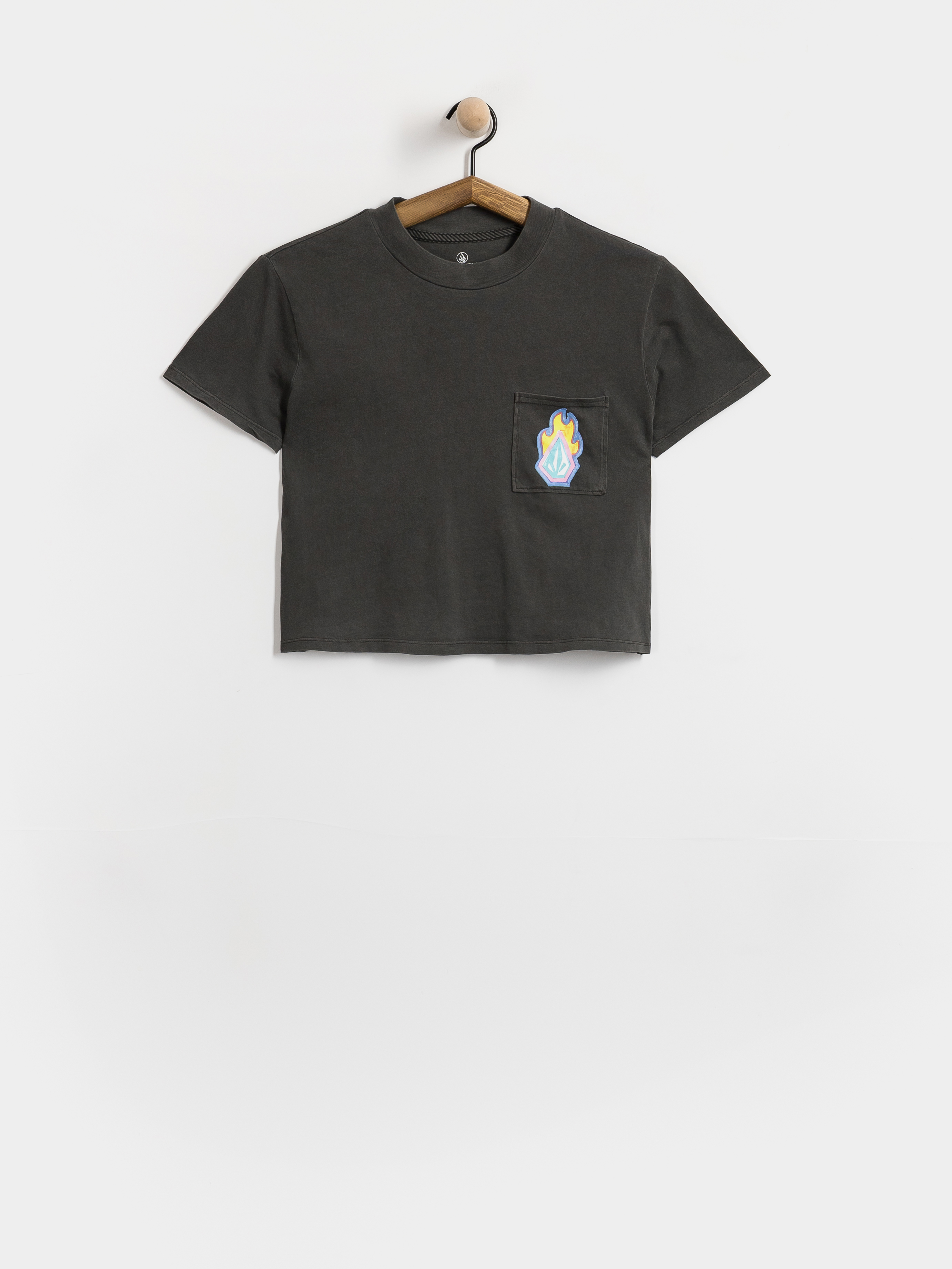 Tricou Volcom Pocket Dial Wmn (vintage black)