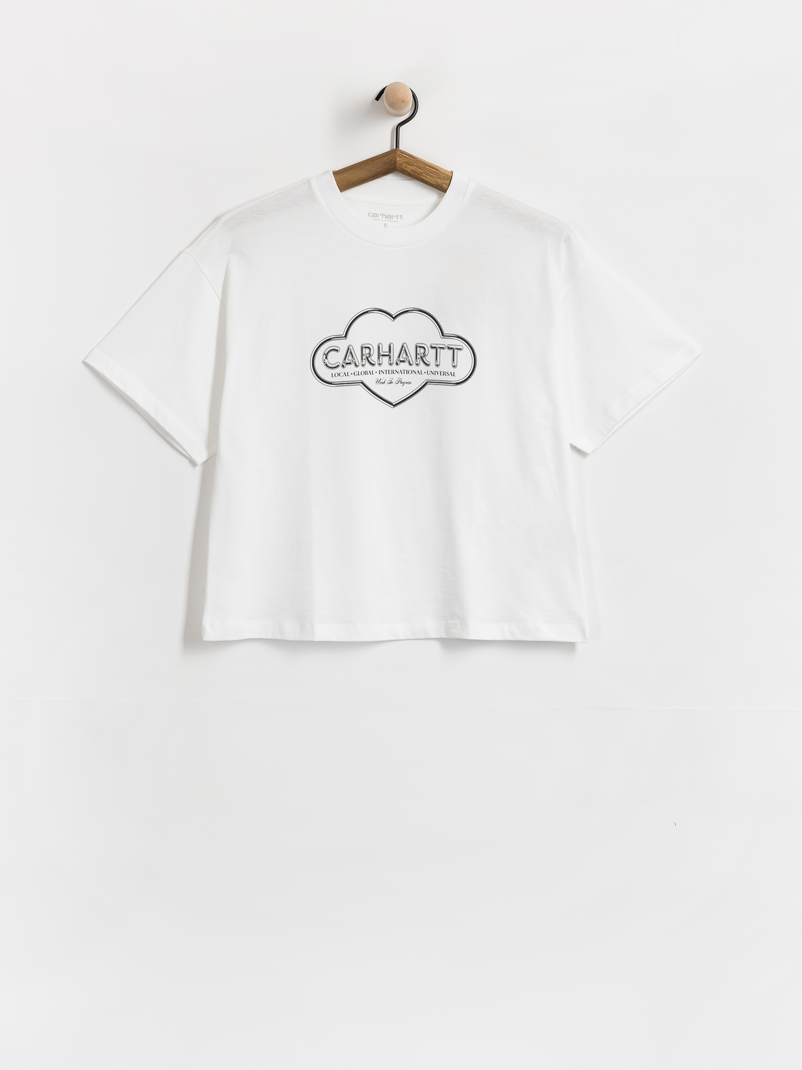 Tricou Carhartt WIP Cloud Heart Wmn (white)