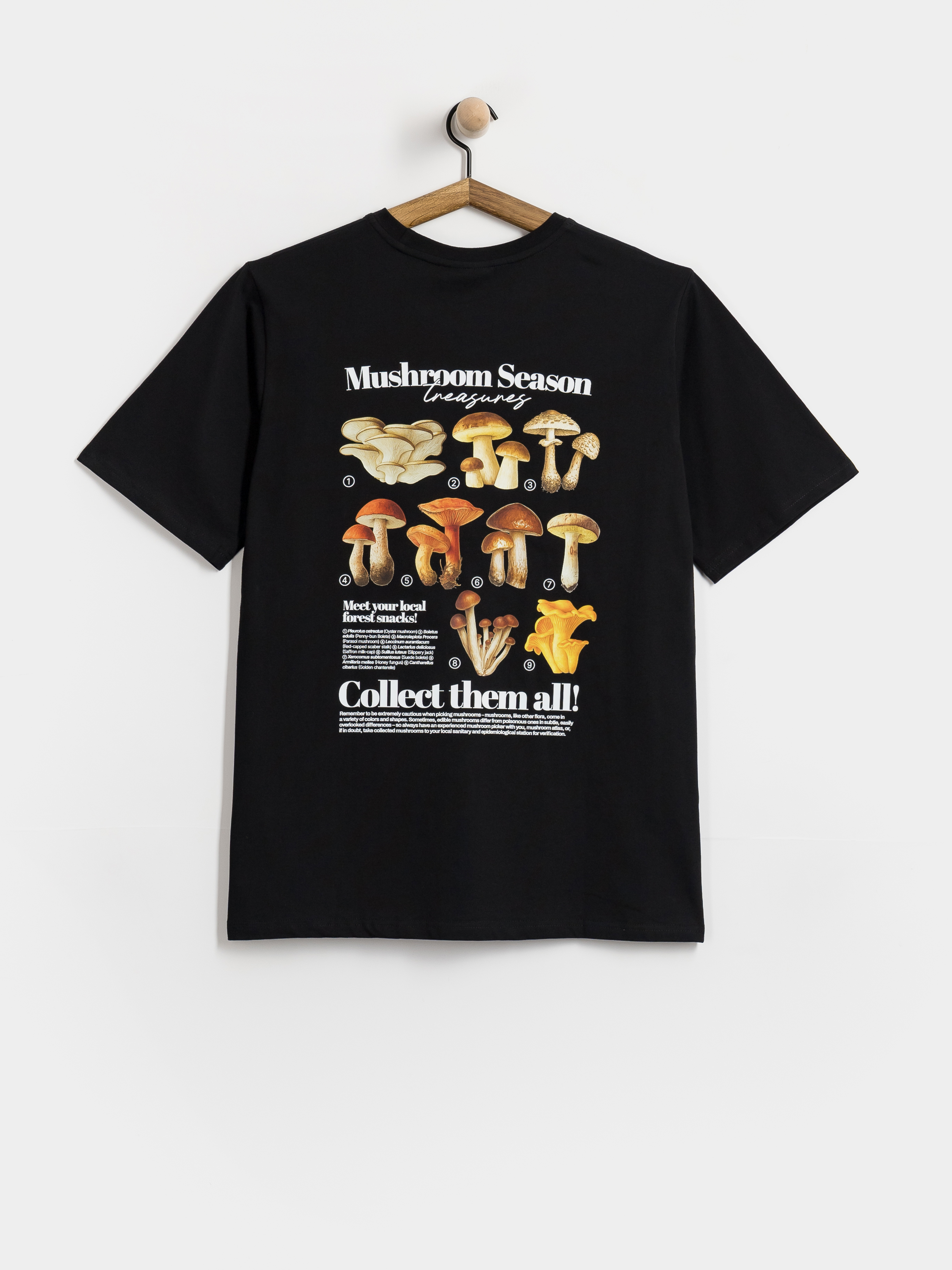 Tricou Palto Mushroom Hunter (black)