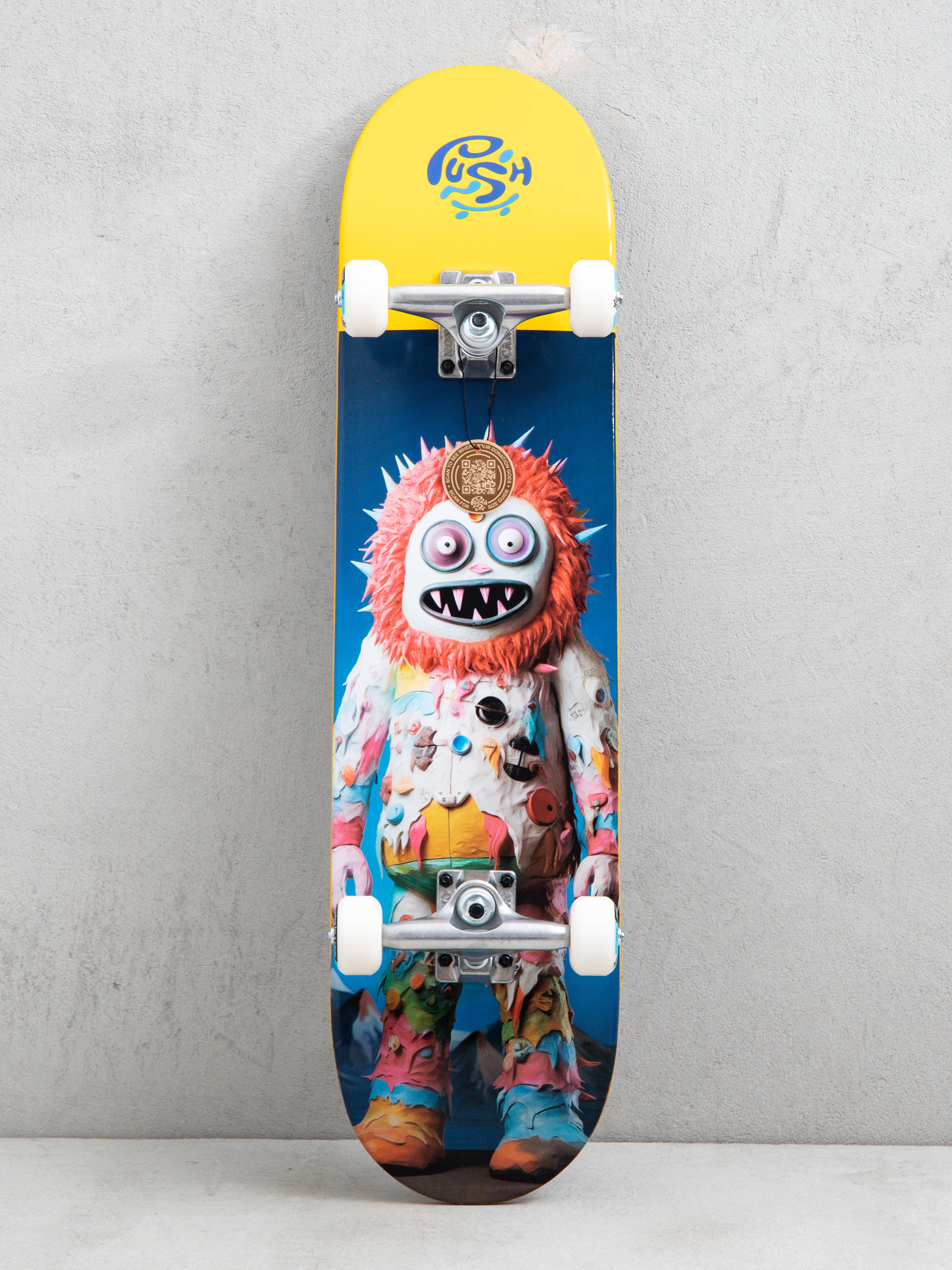 Skateboard Push Frosty Portrait