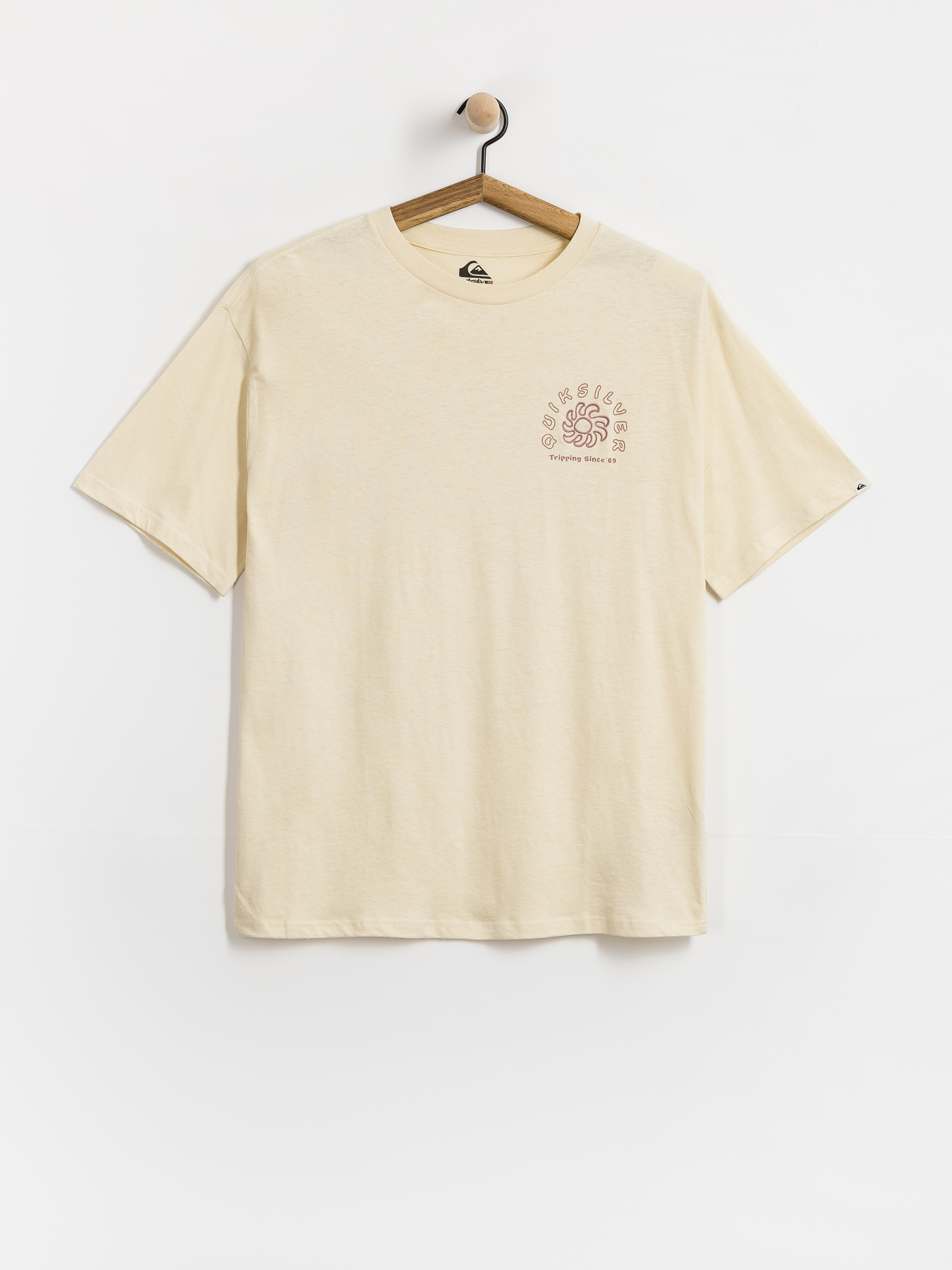 Tricou Quiksilver Curve Palm (bone white)