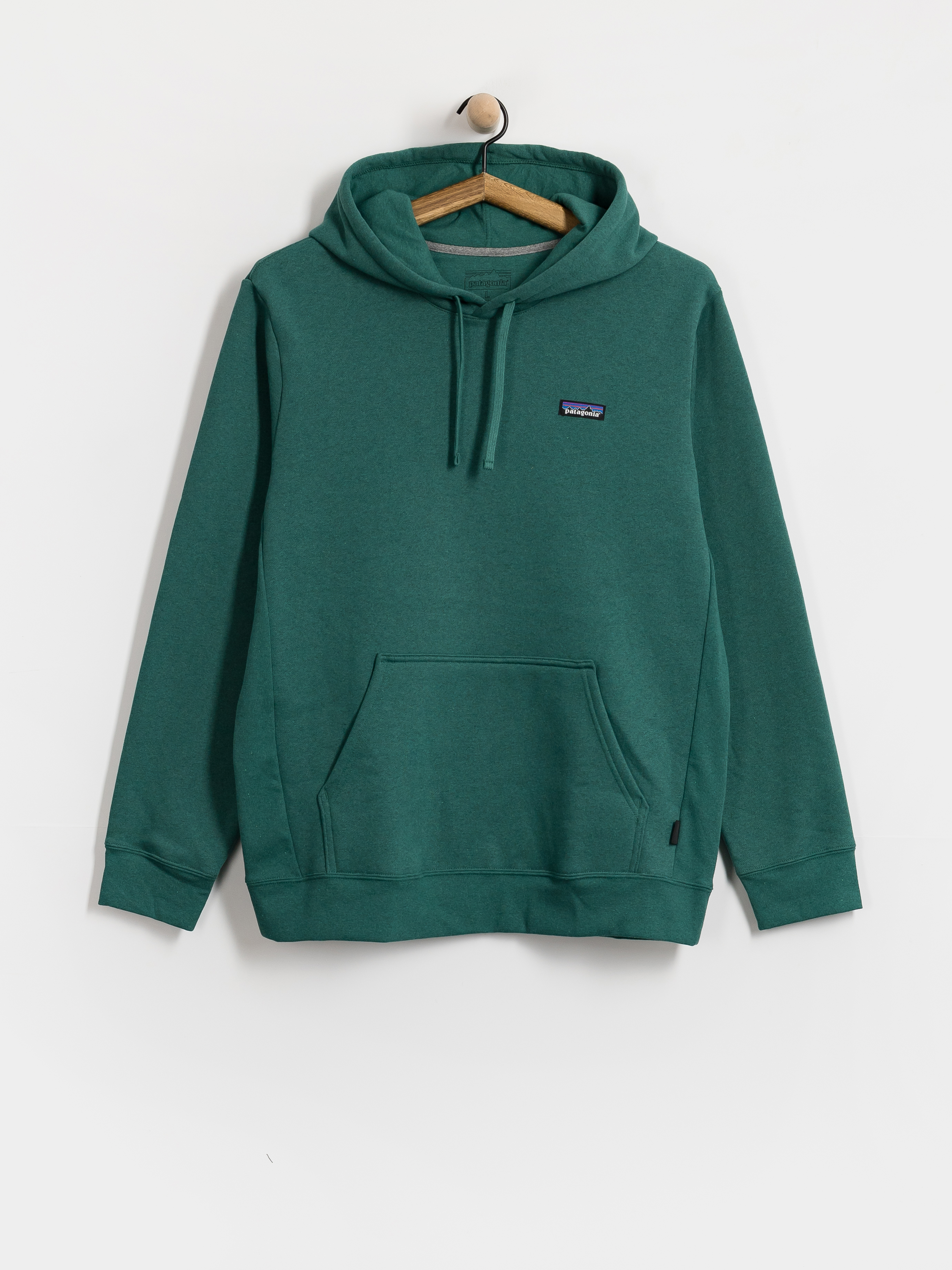 Hanorac cu glugă Patagonia P 6 Label Uprisal HD (gem green)