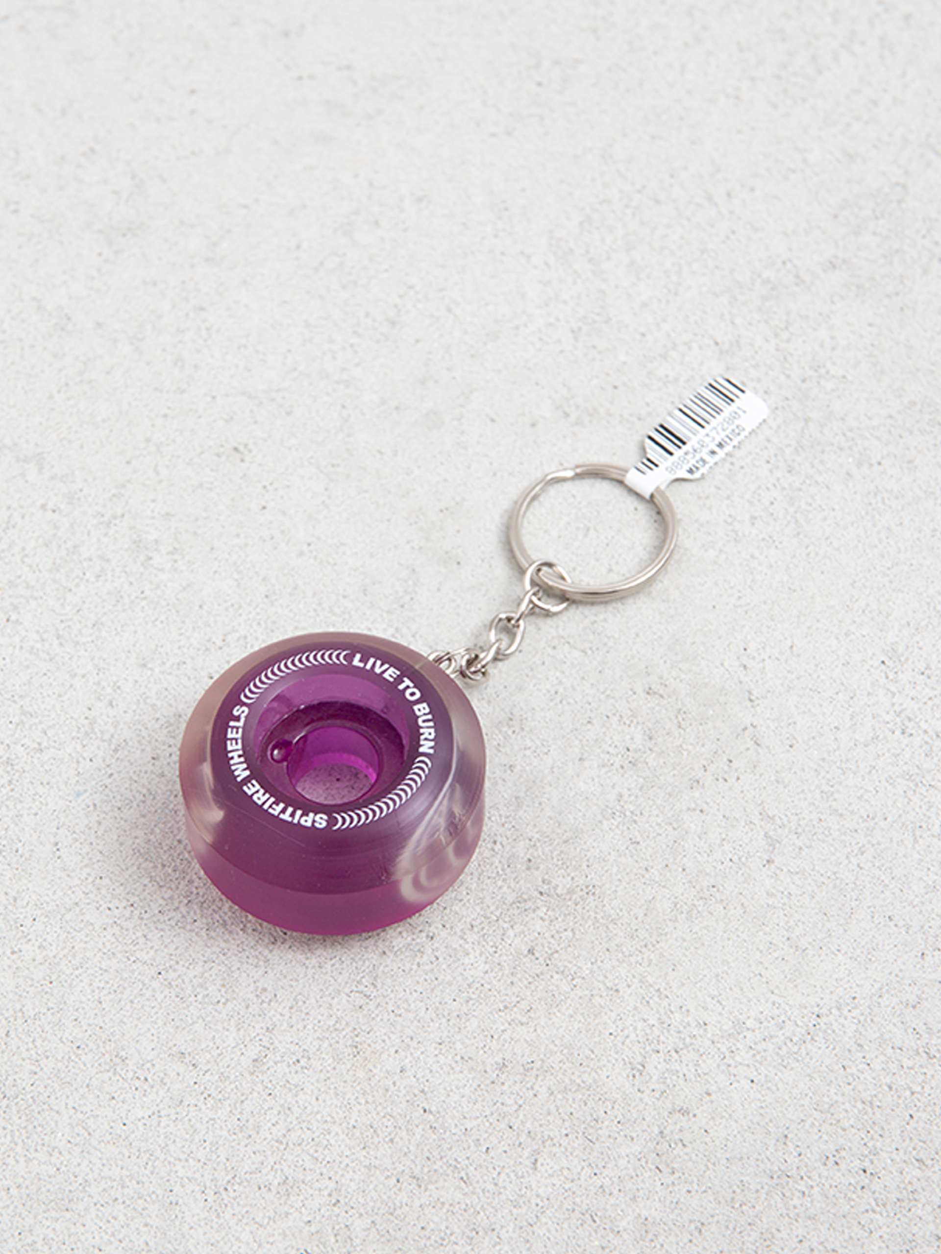 Breloc Spitfire Wheel Keychain (transparent purple)