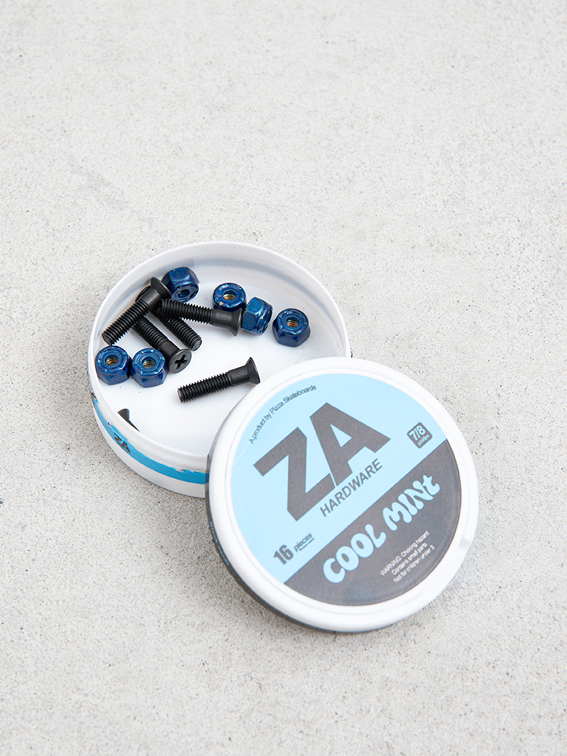 Șuruburi Pizza Skateboards Za Hardware (black/blue)