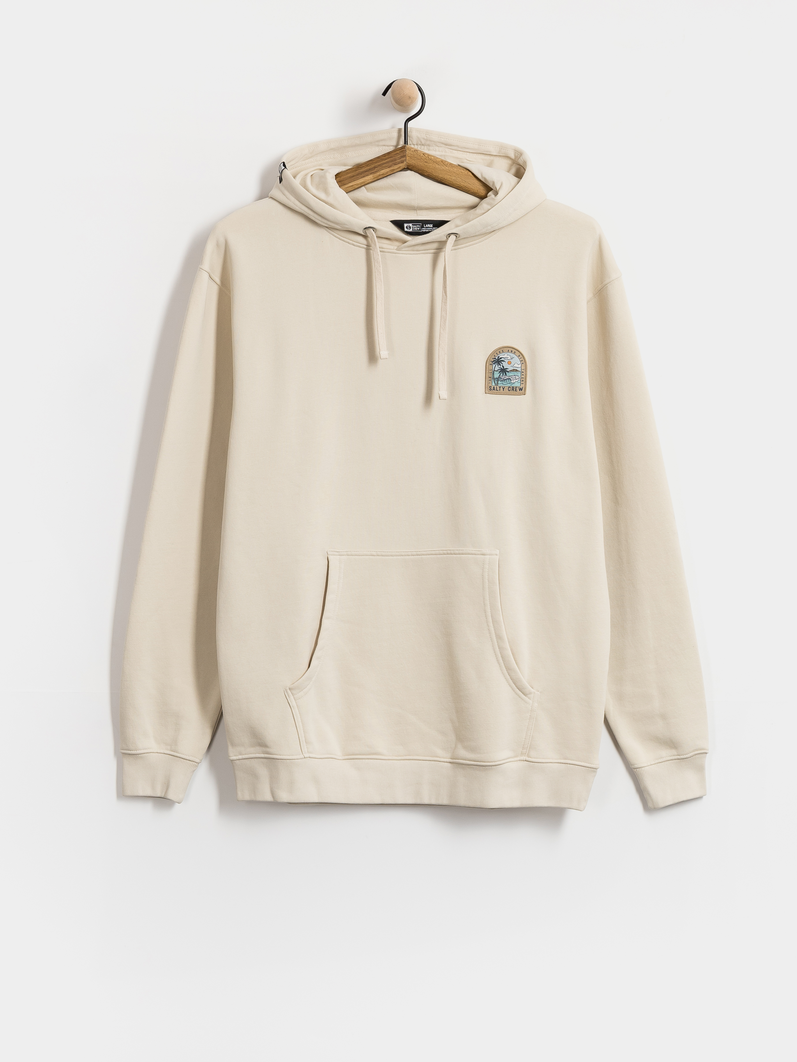 Hanorac cu glugă Salty Crew Crafted Pigment HD (moonbeam)