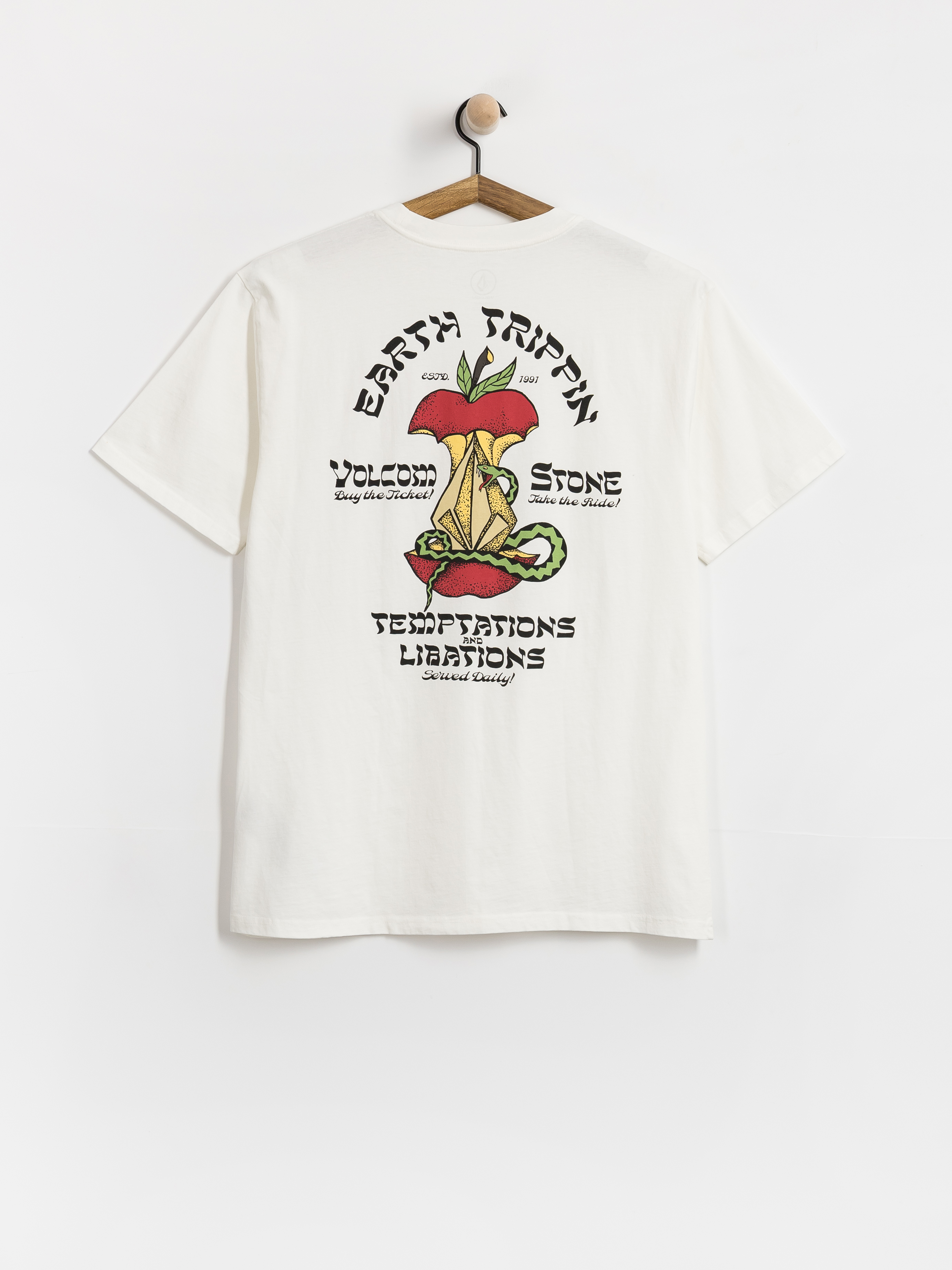 Tricou Volcom Temptations (off white)