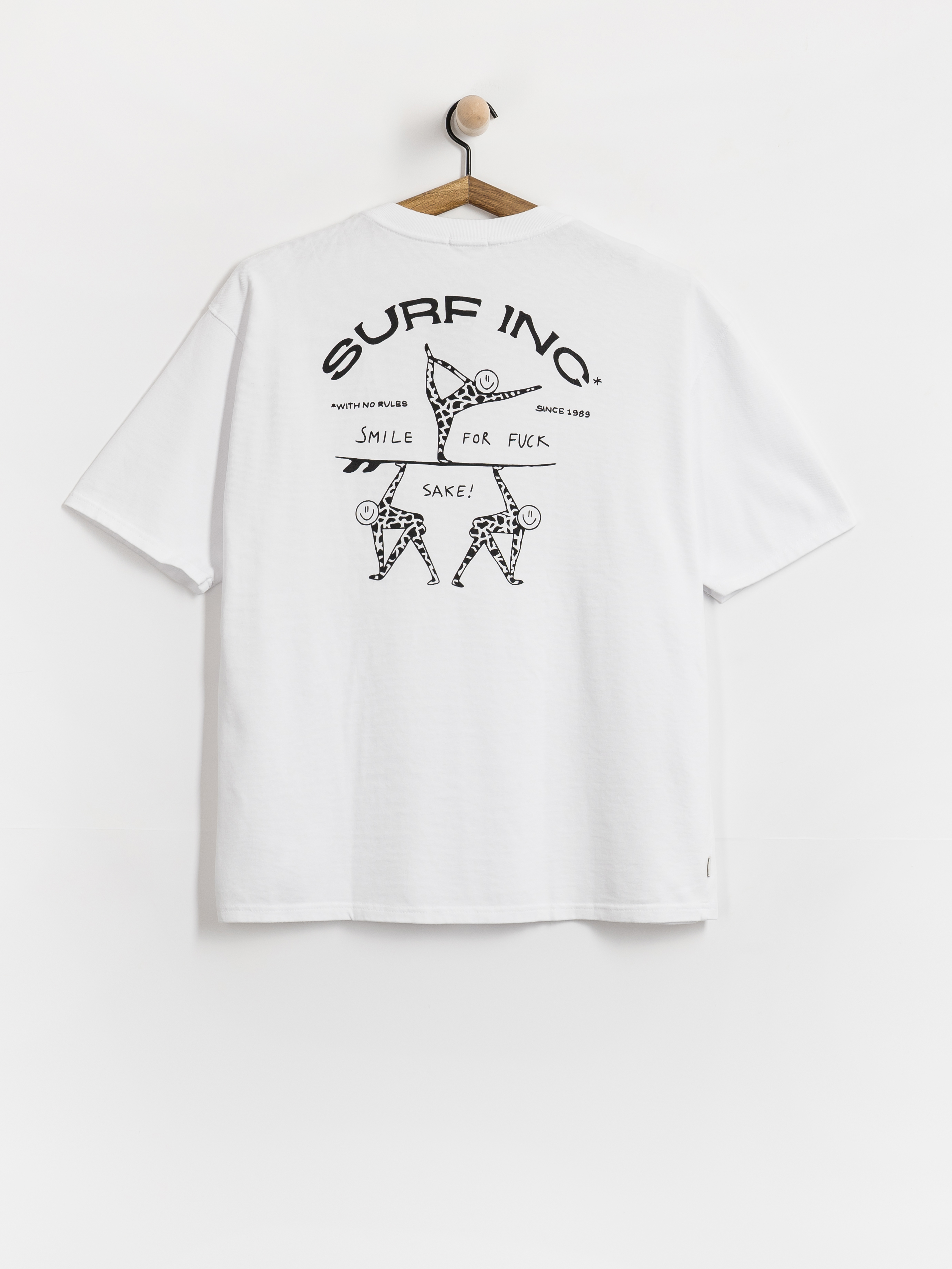 Tricou Surf Inc No Rules (paper white)