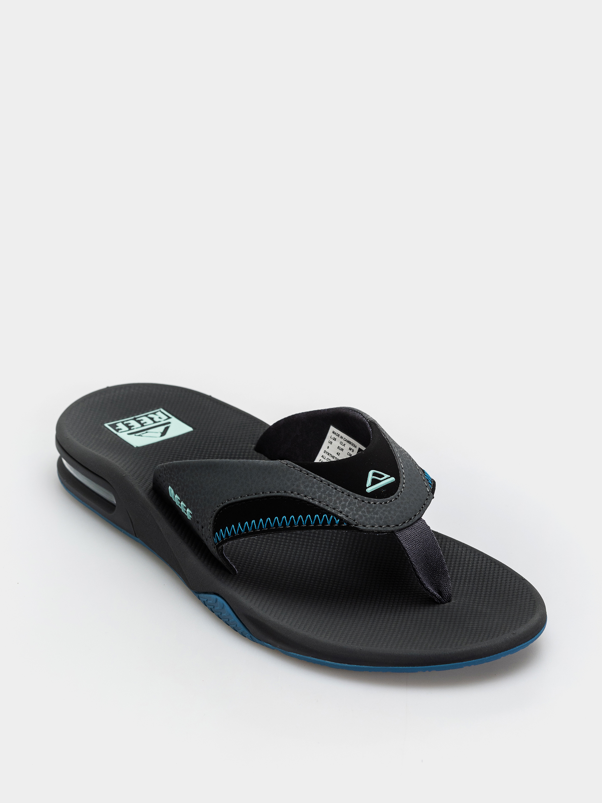 papuci de plajă Reef Fanning (gunmetal/ocean)