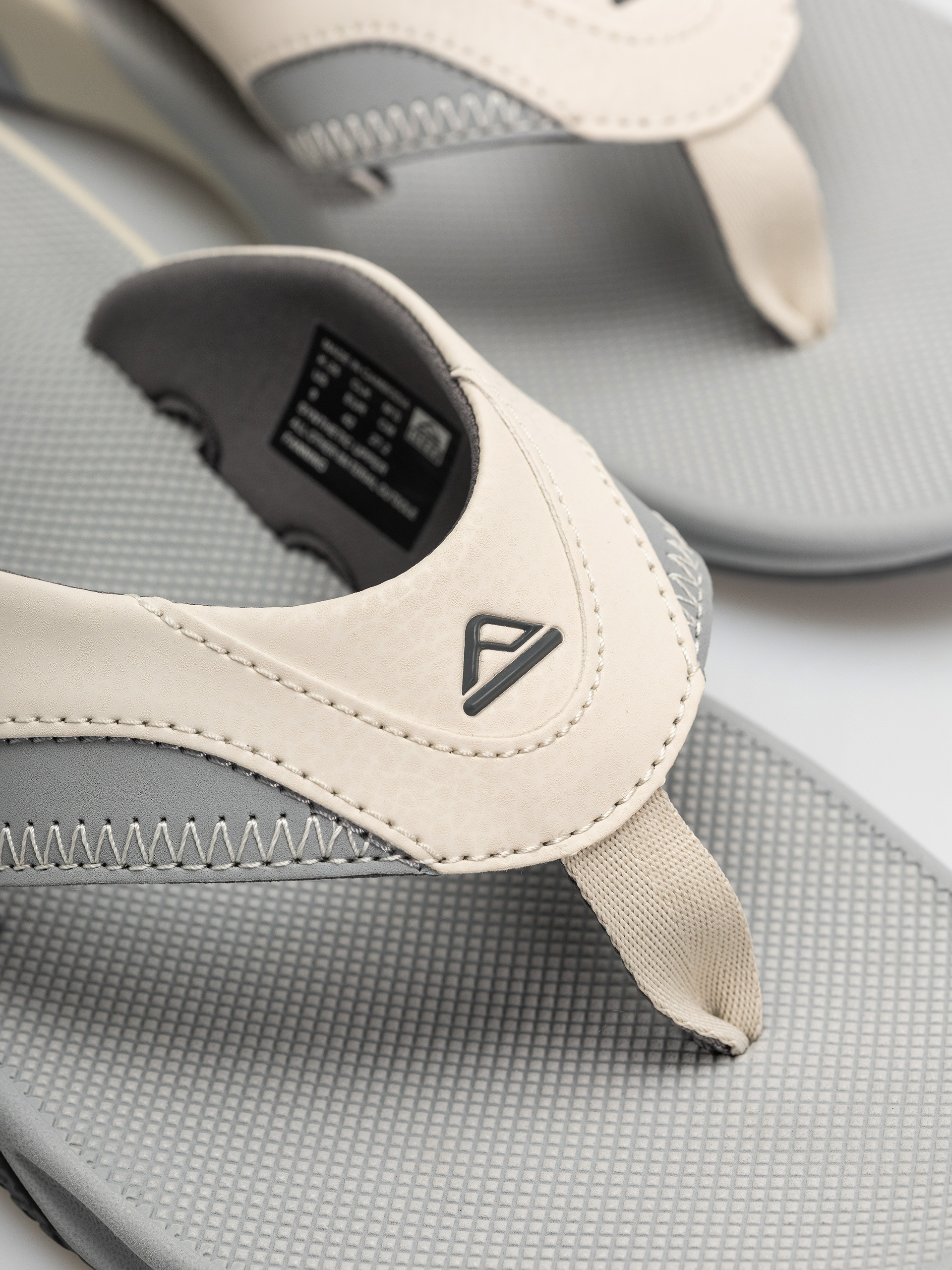 papuci de plajă Reef Fanning (light/grey/grey/blue)