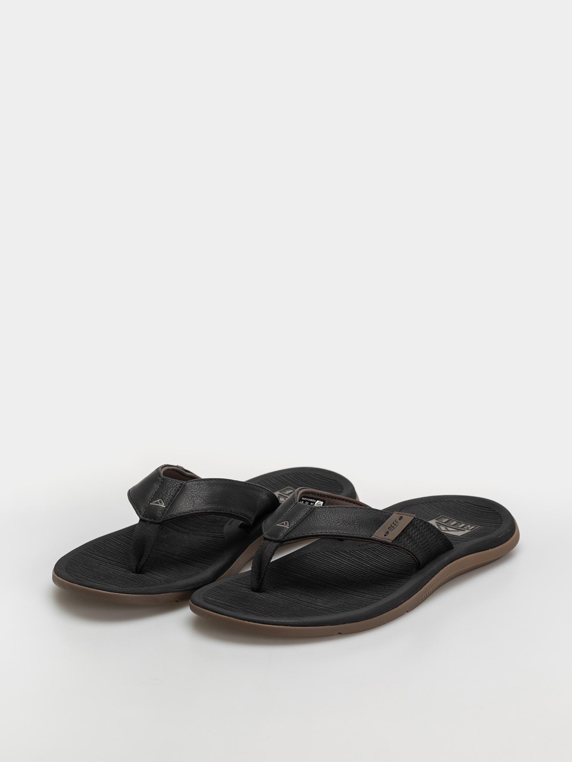 papuci de plajă Reef Santa Ana (black)