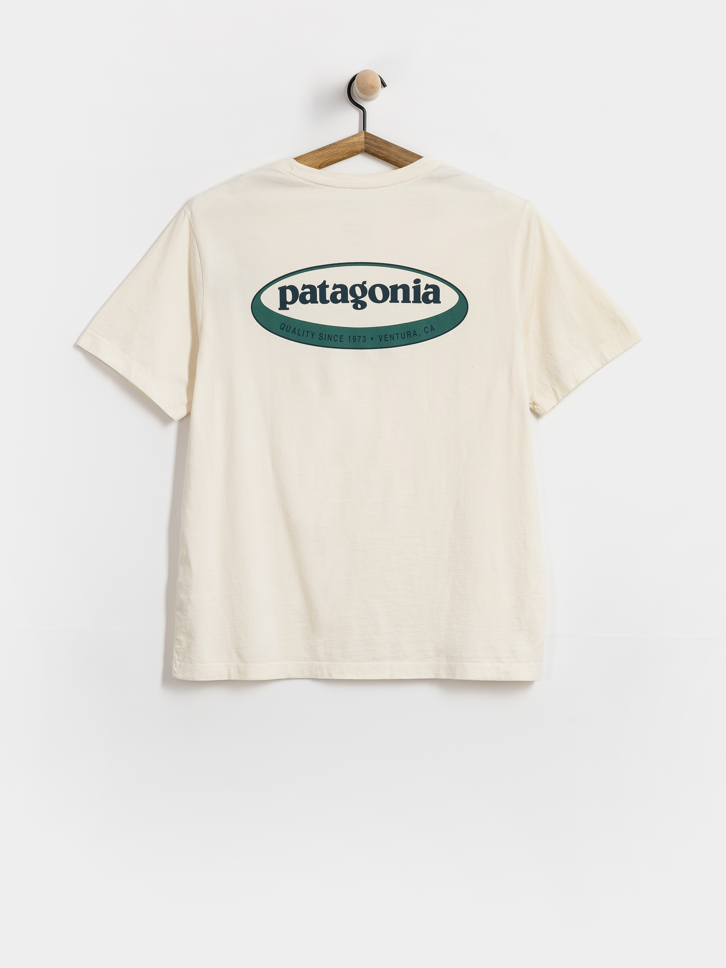 Tricou Patagonia 95 Oval Logo (undyed natural)