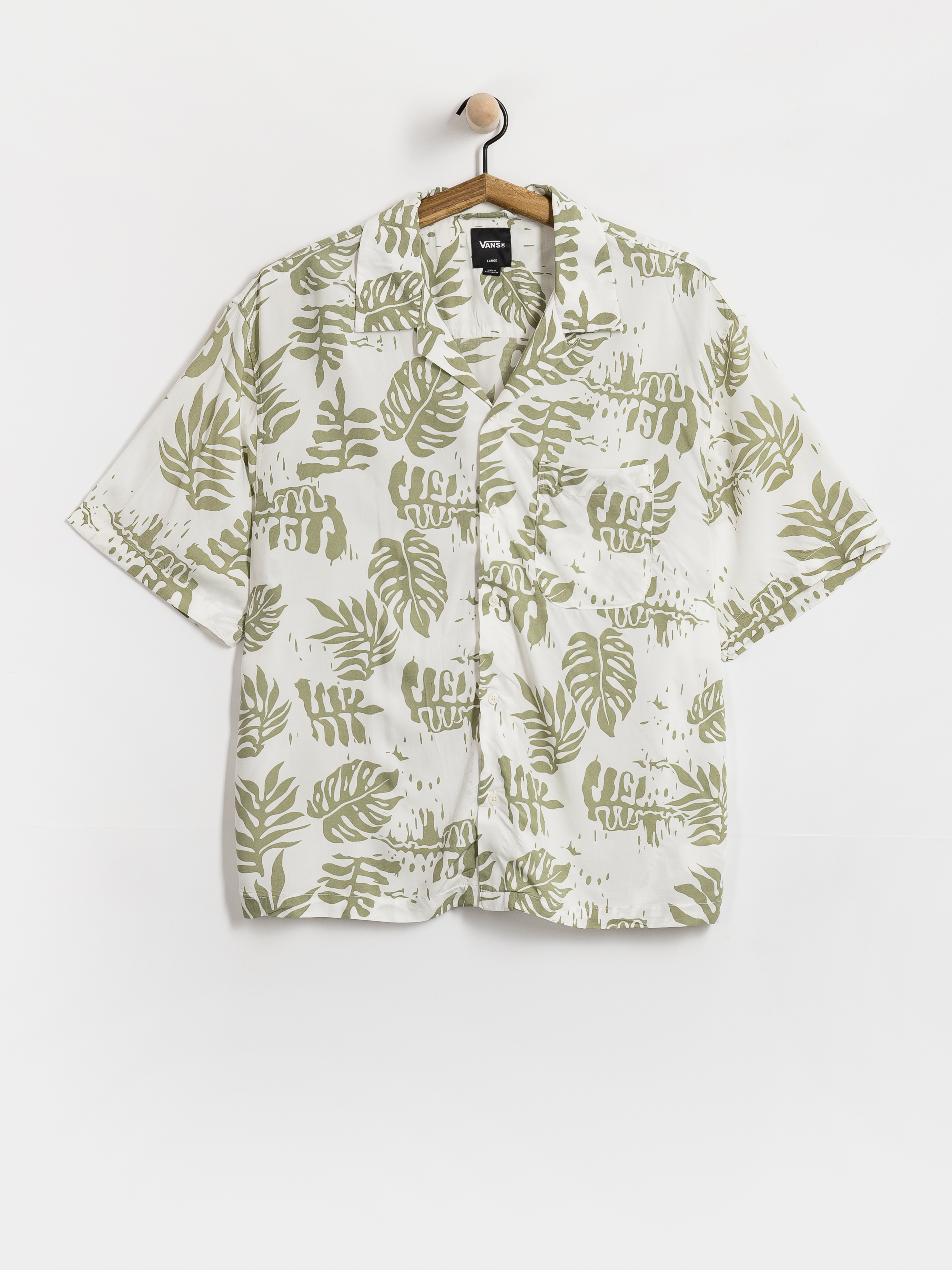 Cămașă Vans Van Doren Printed Camp (soft sage)