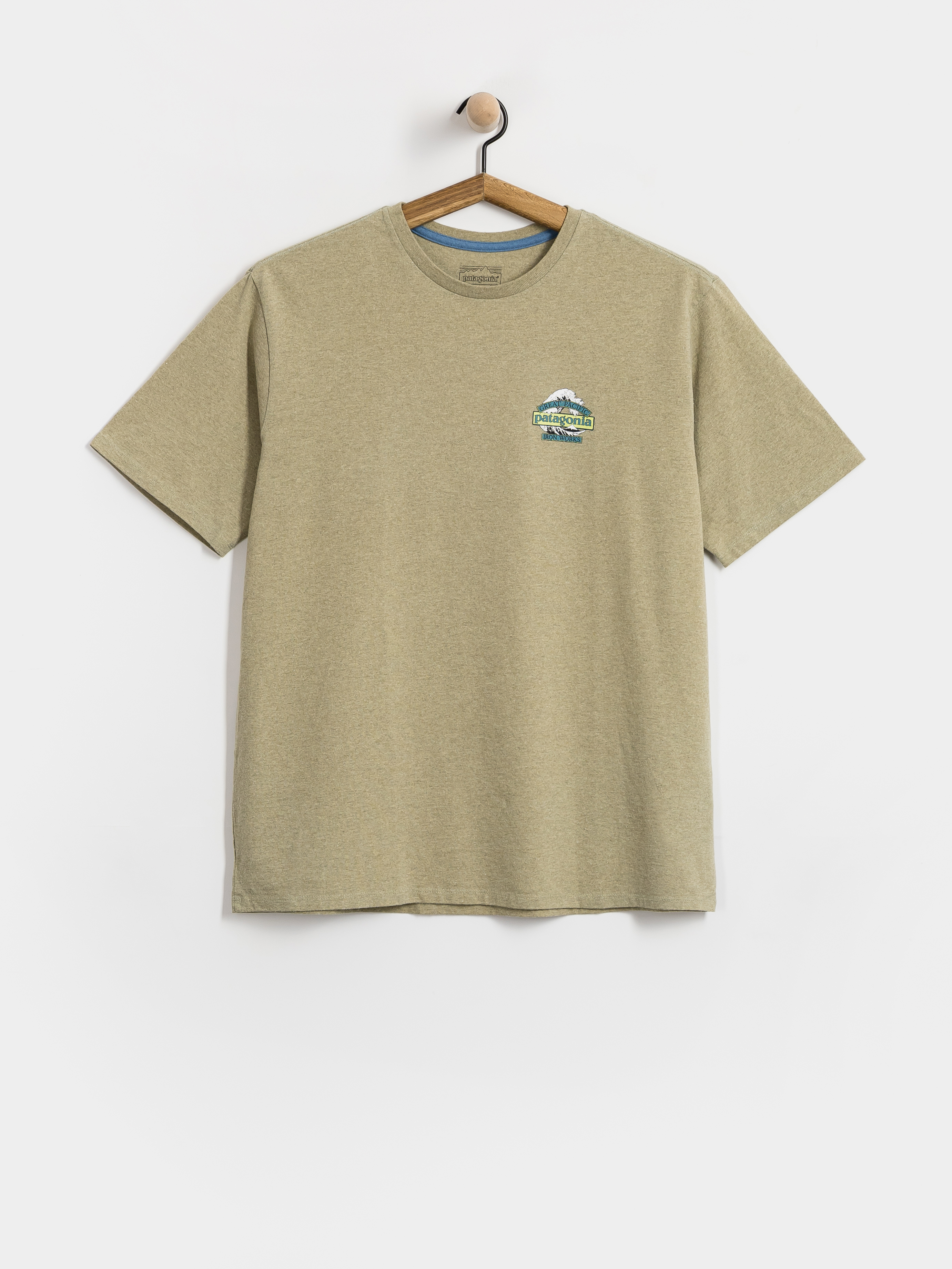 Tricou Patagonia Great Waves (gumtree green)