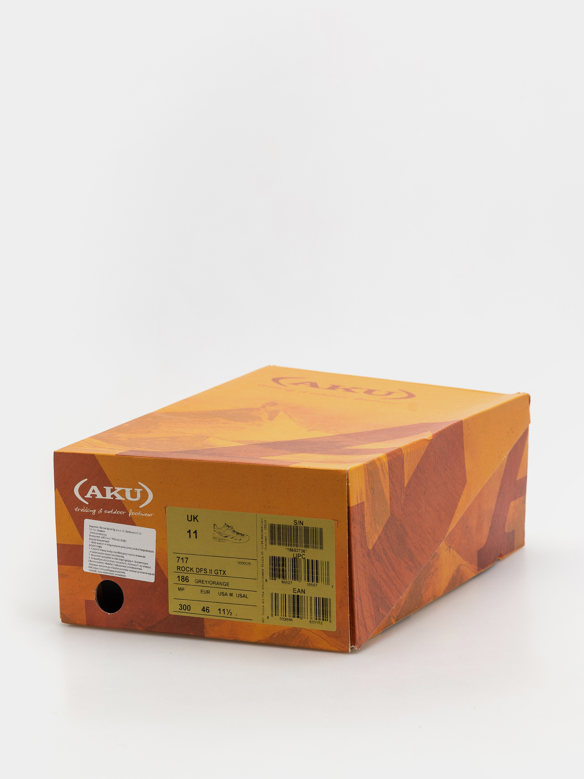 Pantofi AKU Rock DFS II GTX (grey/orange)