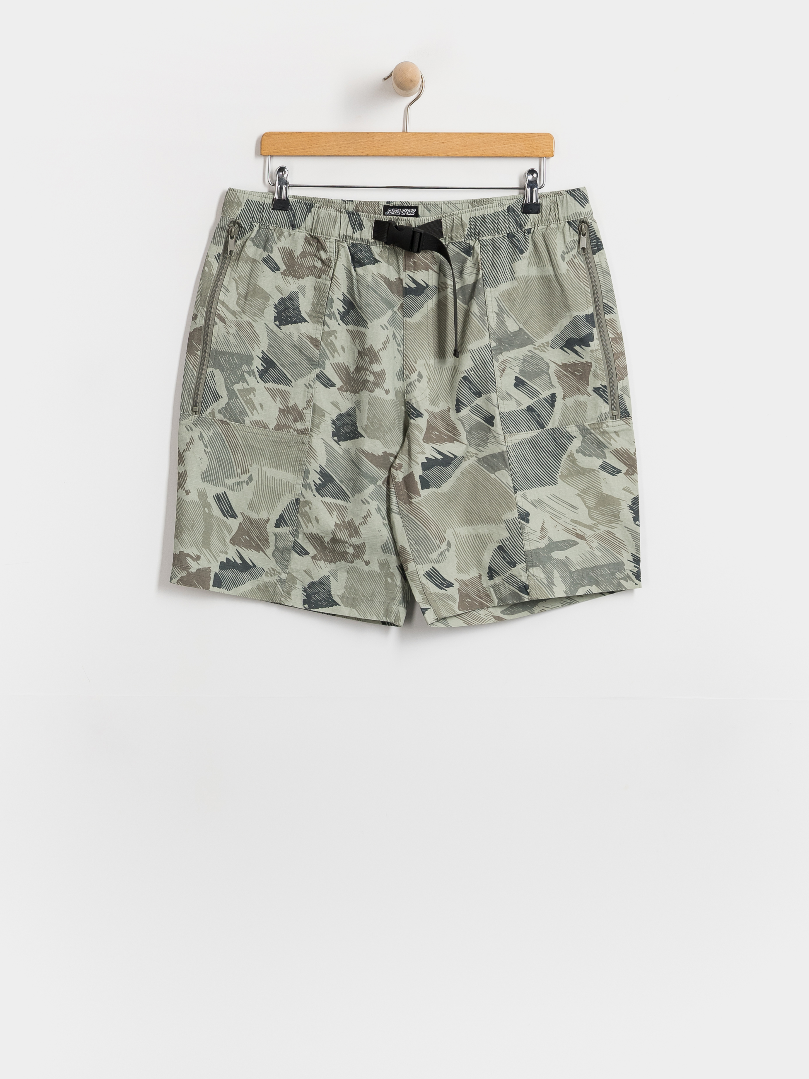 Pantaloni scurți Santa Cruz Clyde (woodcut camo)