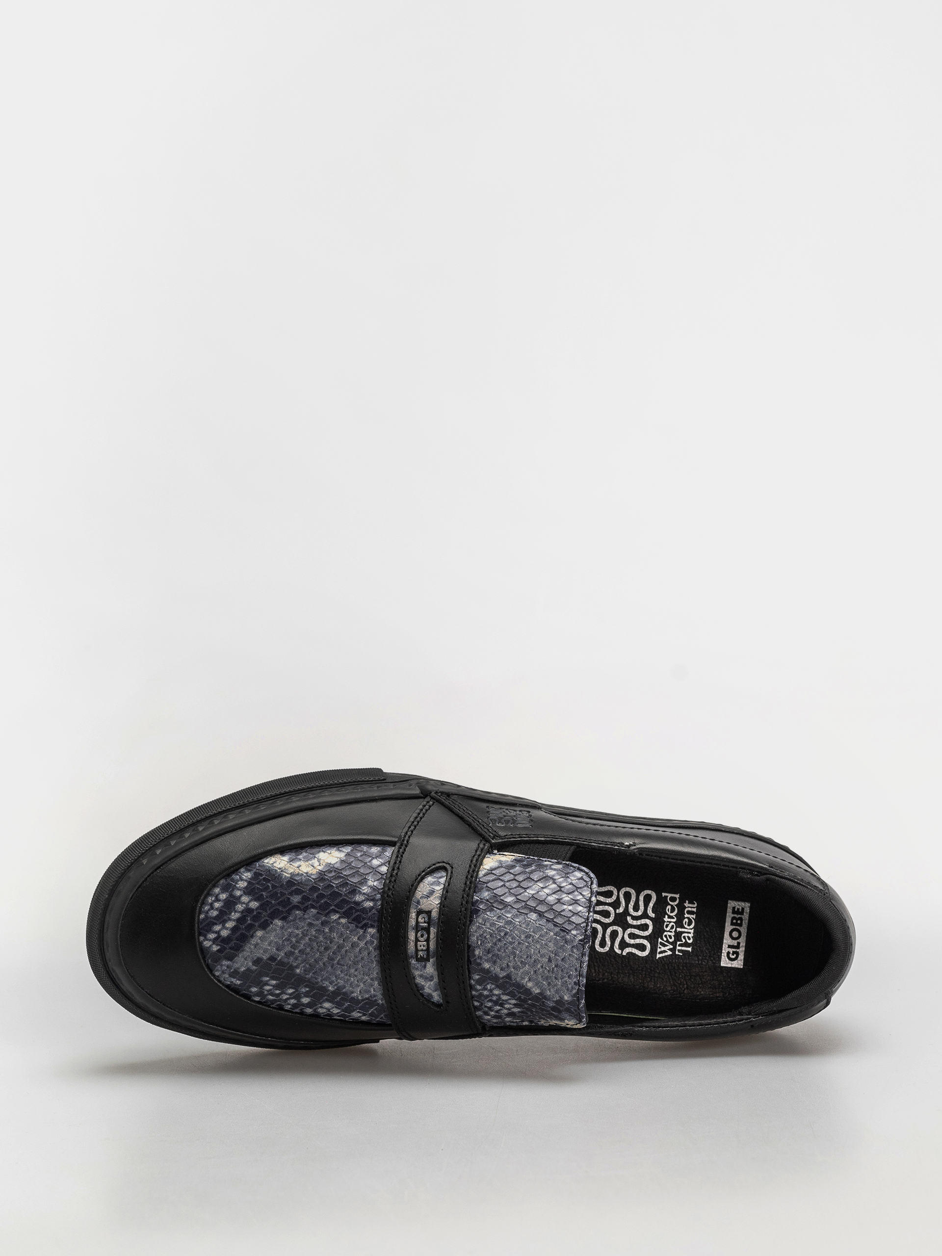 Pantofi Globe Liaizon (wasted talent black/snake)