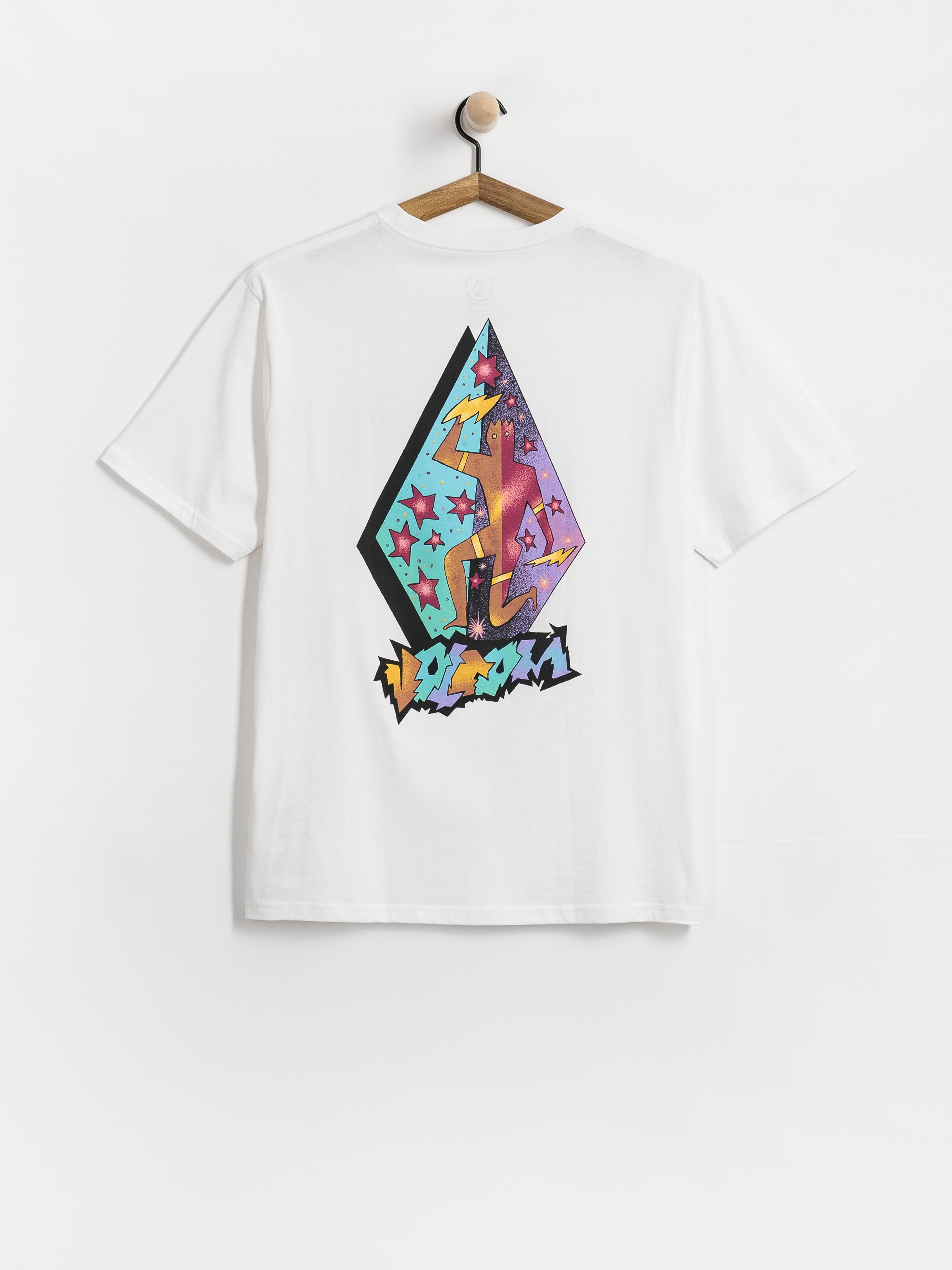 Tricou Volcom Star Shields Exp (white)