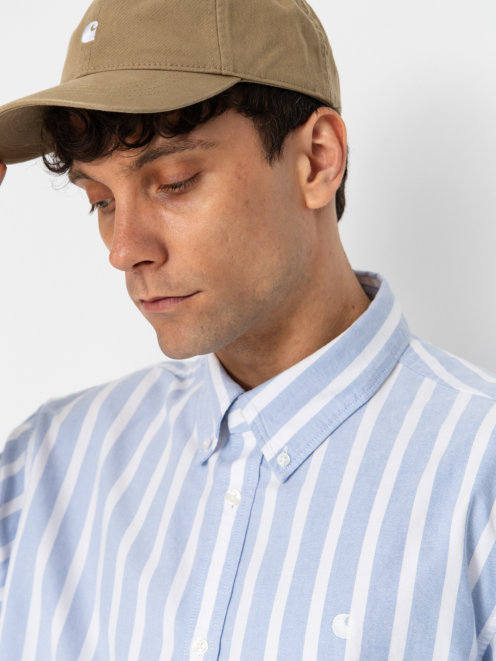 Cămașă Carhartt WIP Deven (deven stripe/bleach/white)