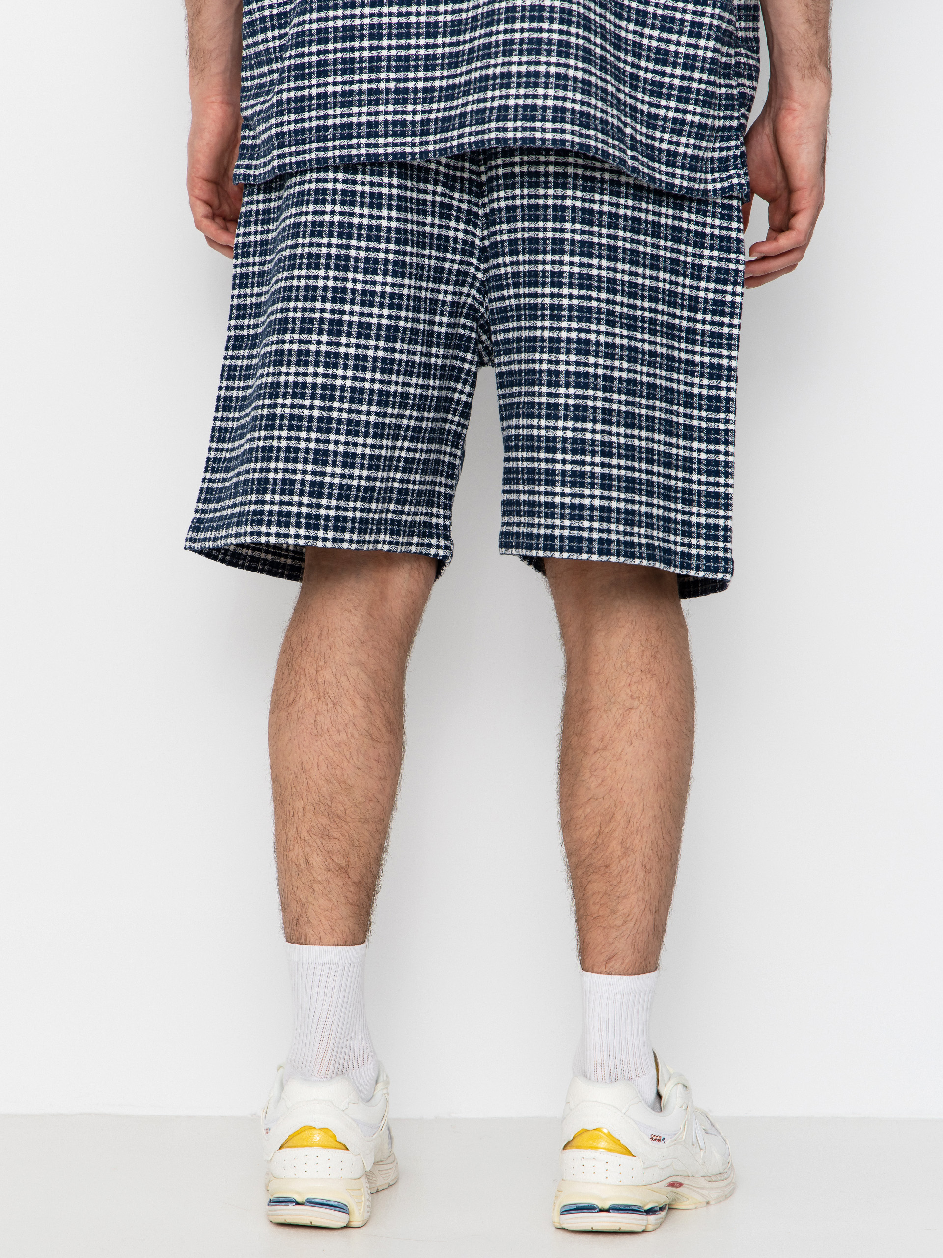 Pantaloni scurți Carhartt WIP Kander (kander check/blue river)