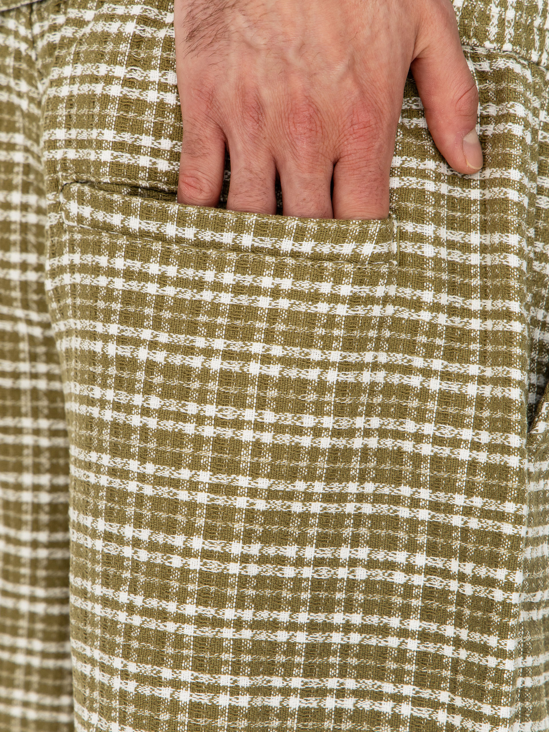 Pantaloni scurți Carhartt WIP Kander (kander check/snake)