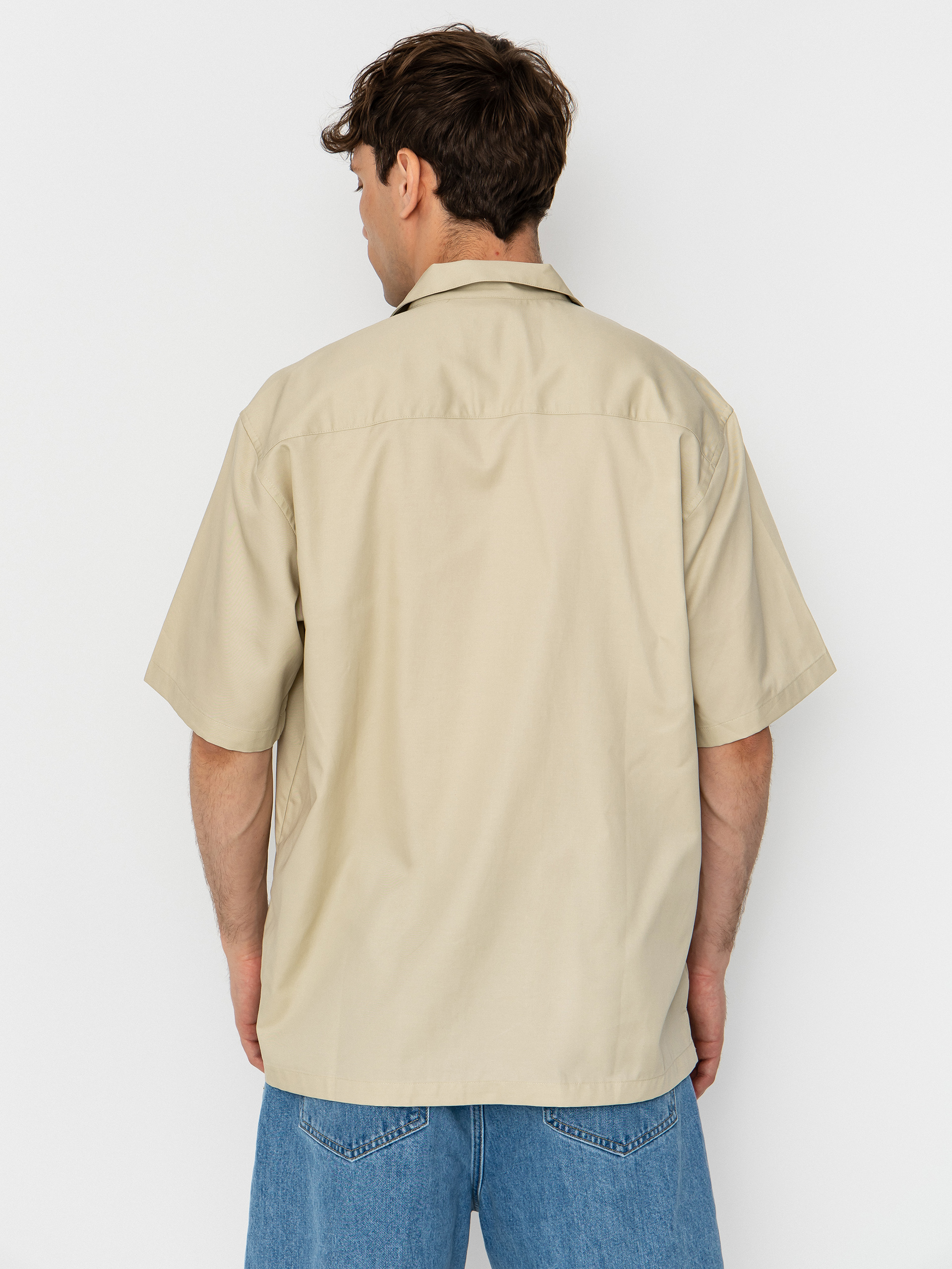 Cămașă Carhartt WIP Delray (stone/white)