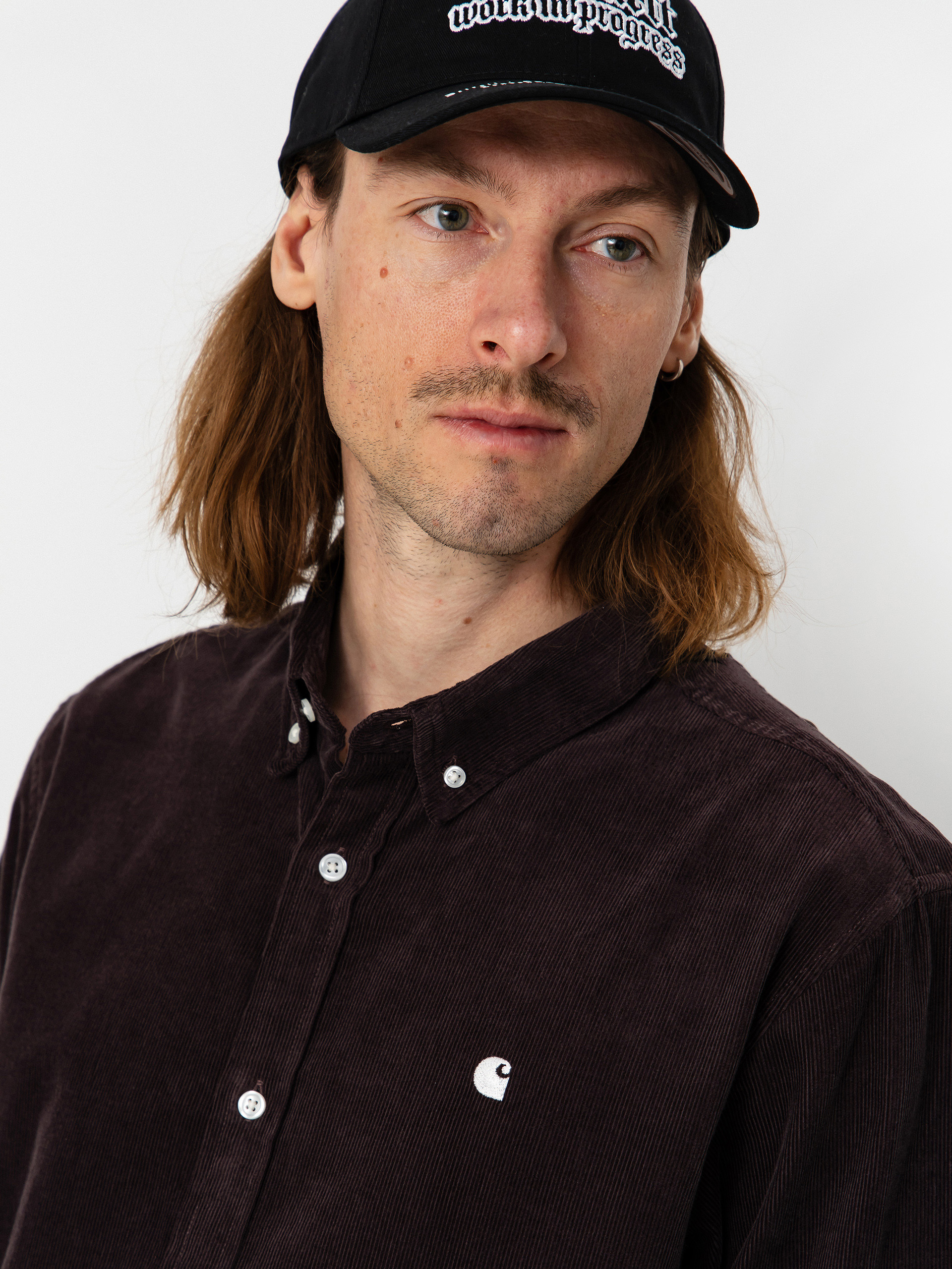 Cămașă Carhartt WIP Madison Fine Cord (shale/wax)