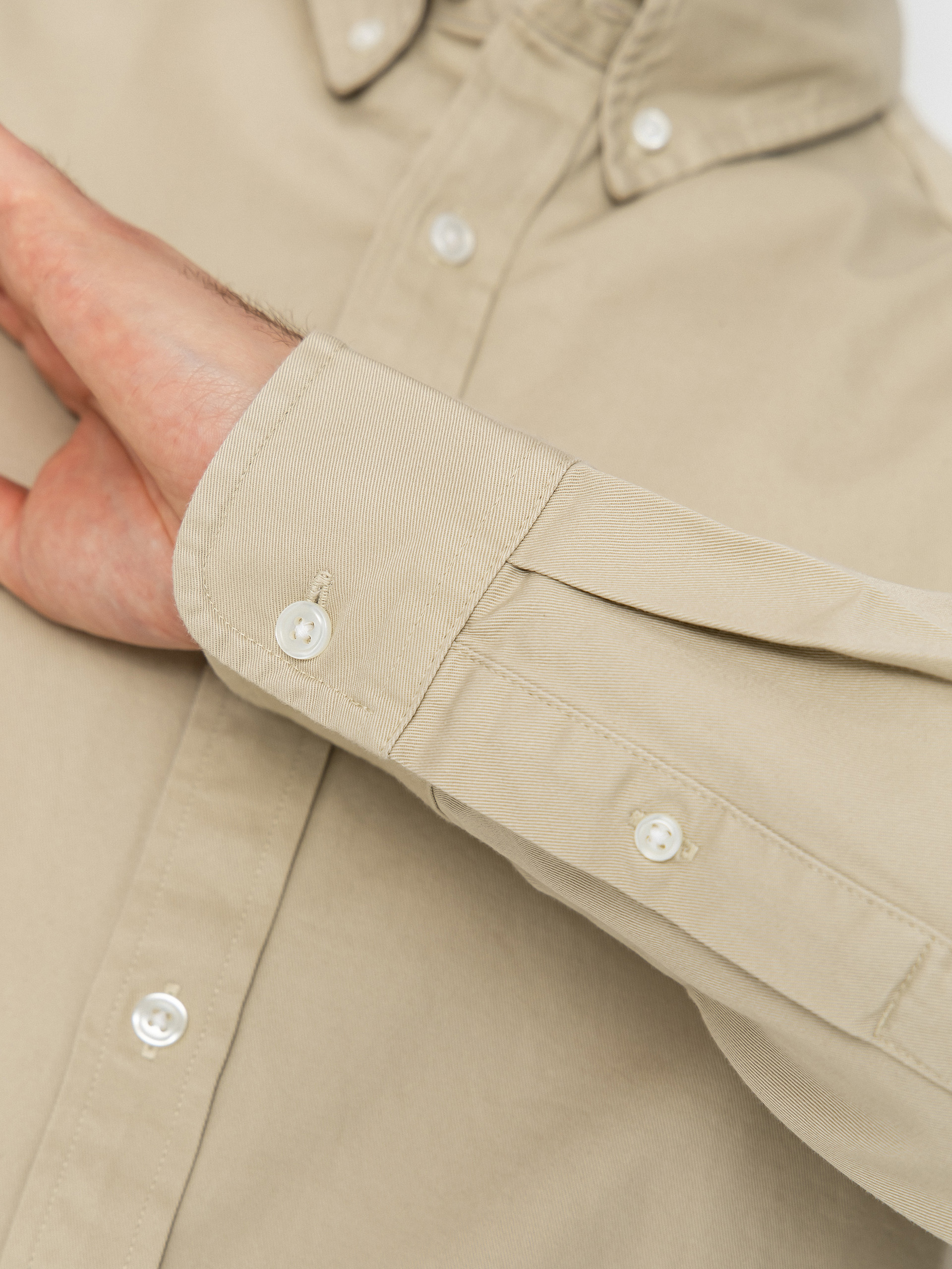 Cămașă Carhartt WIP Madison (stone/white)