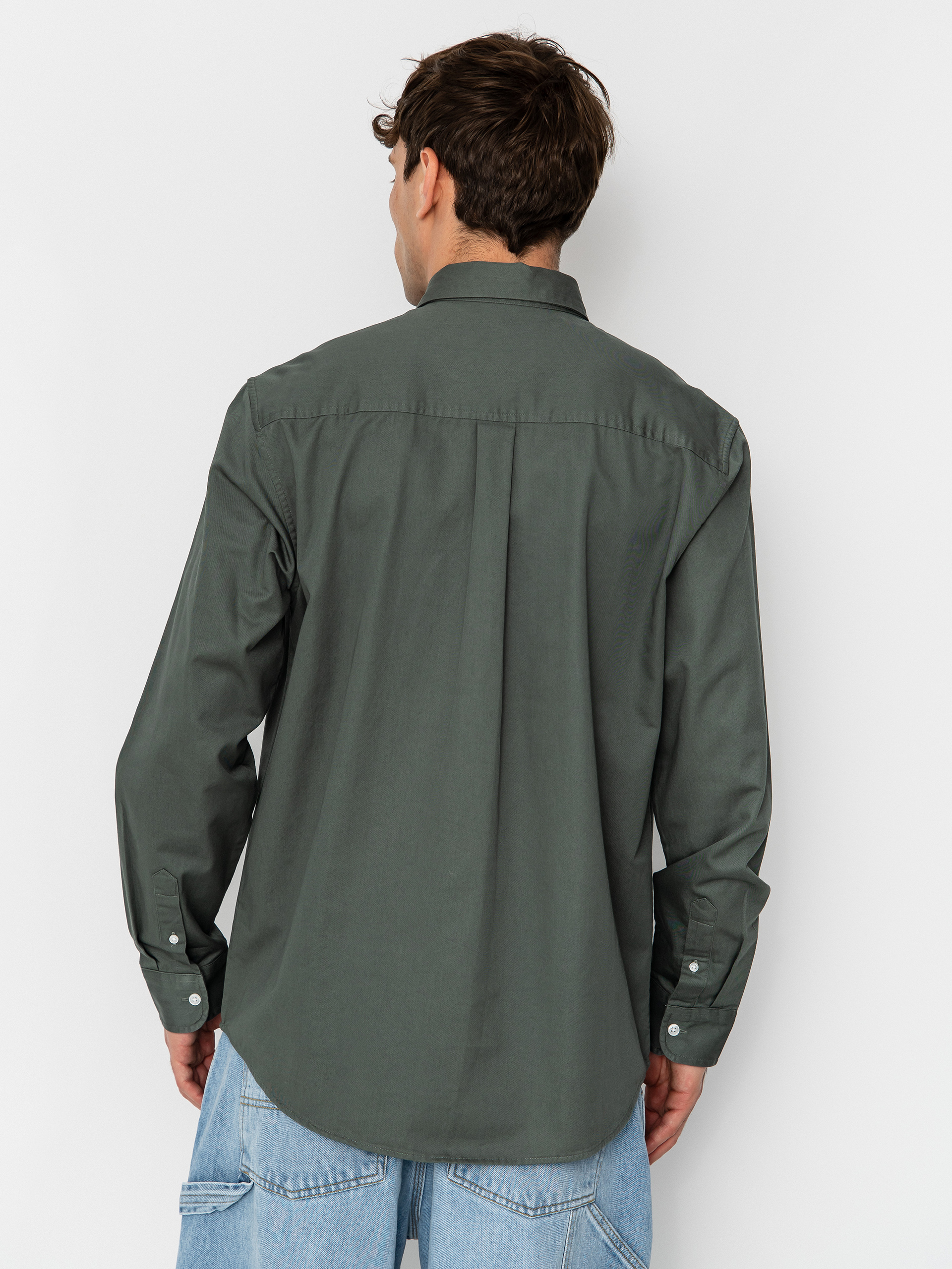 Cămașă Carhartt WIP Madison (velvet green/white)