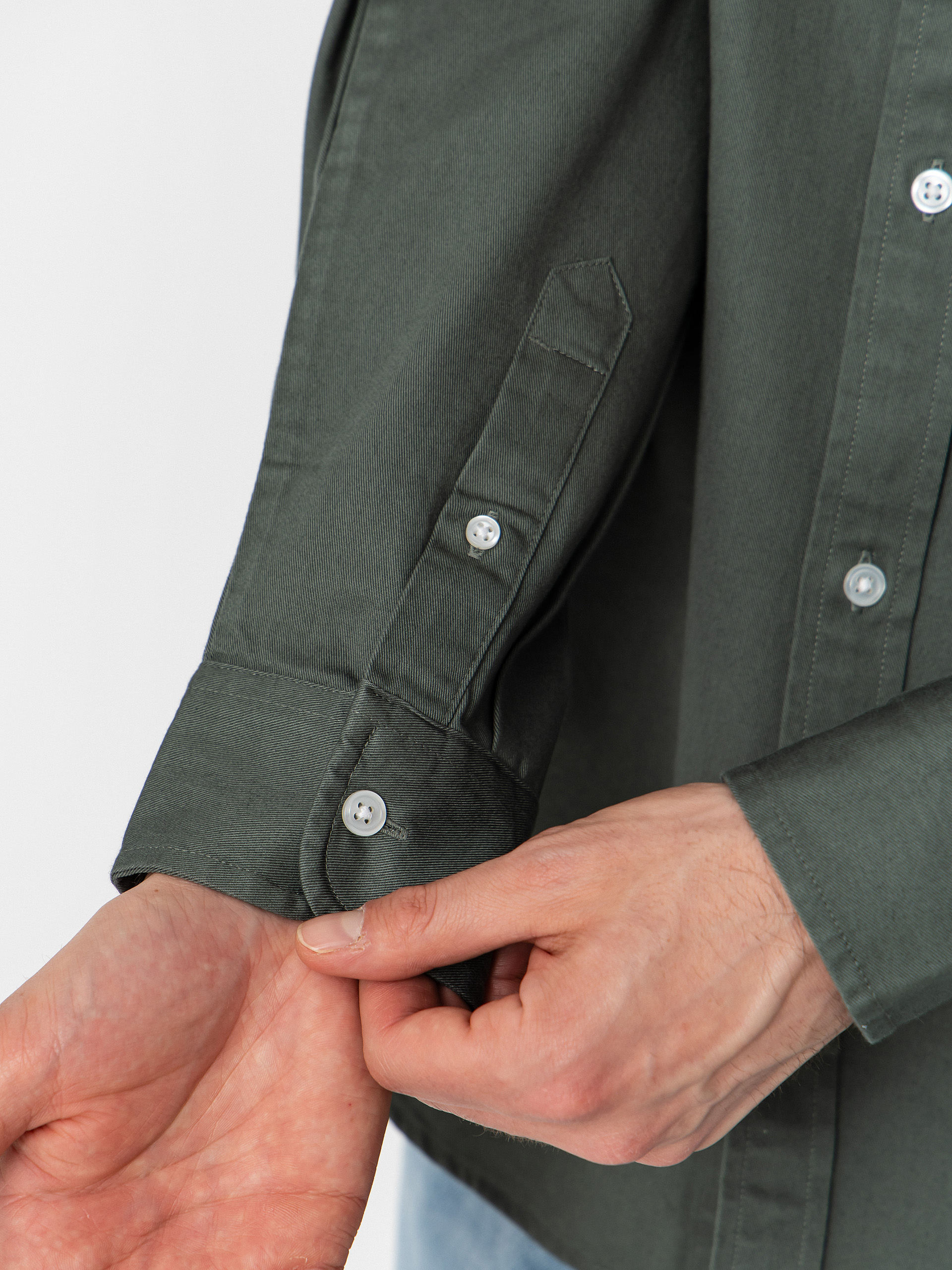Cămașă Carhartt WIP Madison (velvet green/white)