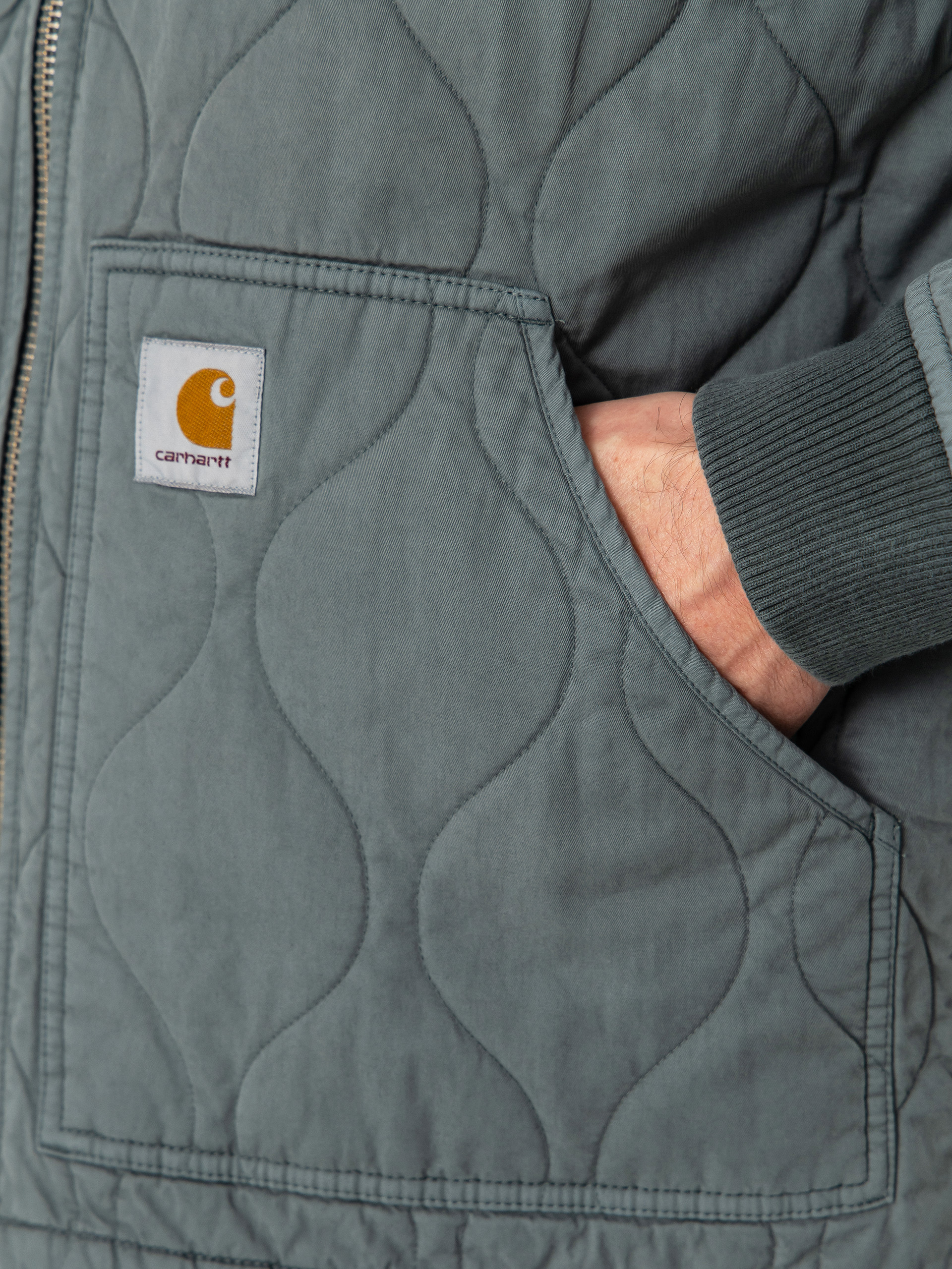 Geacă Carhartt WIP Kylan (velvet green)