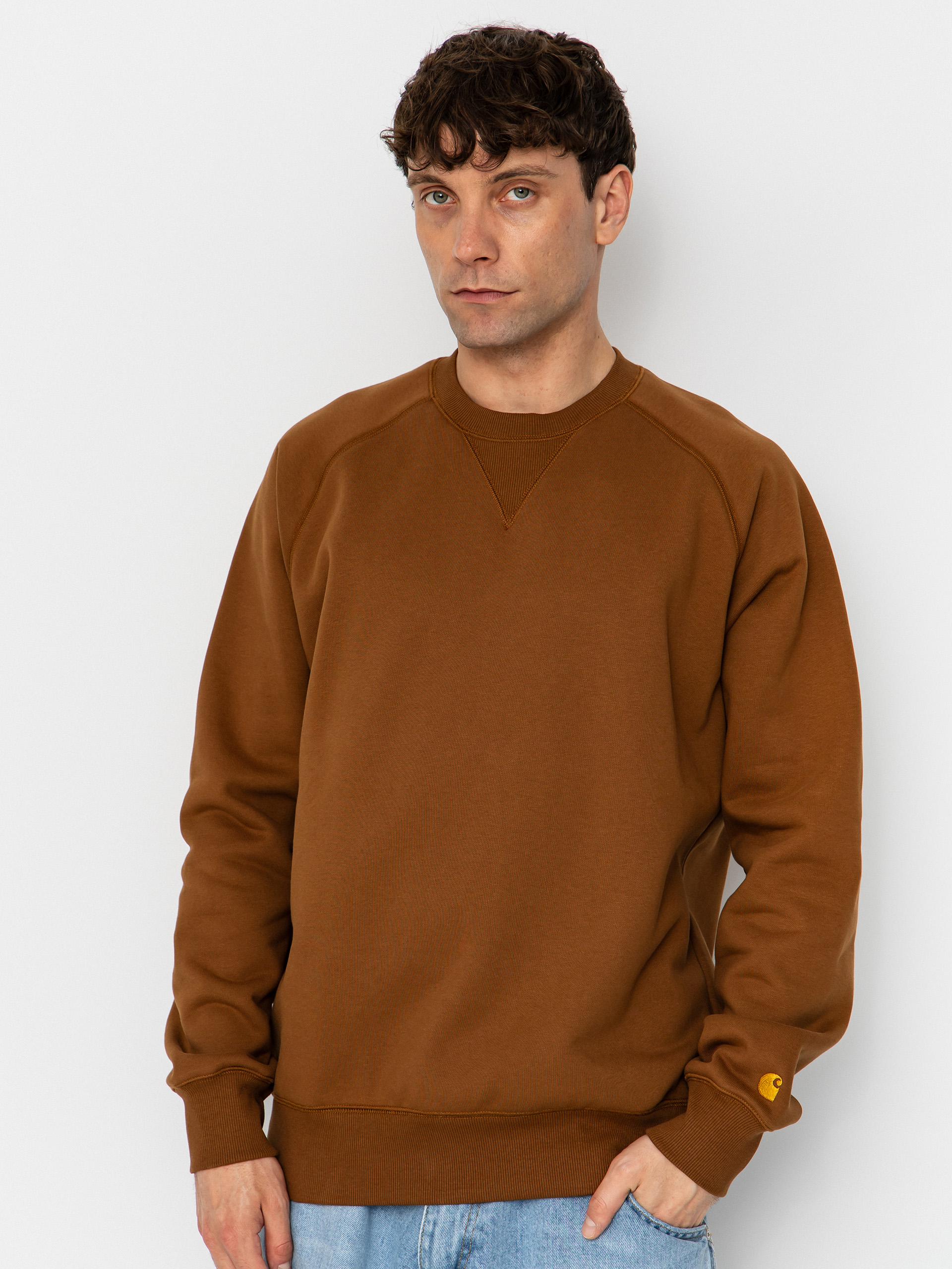 Hanorac Carhartt WIP Chase (hamilton brown/gold)