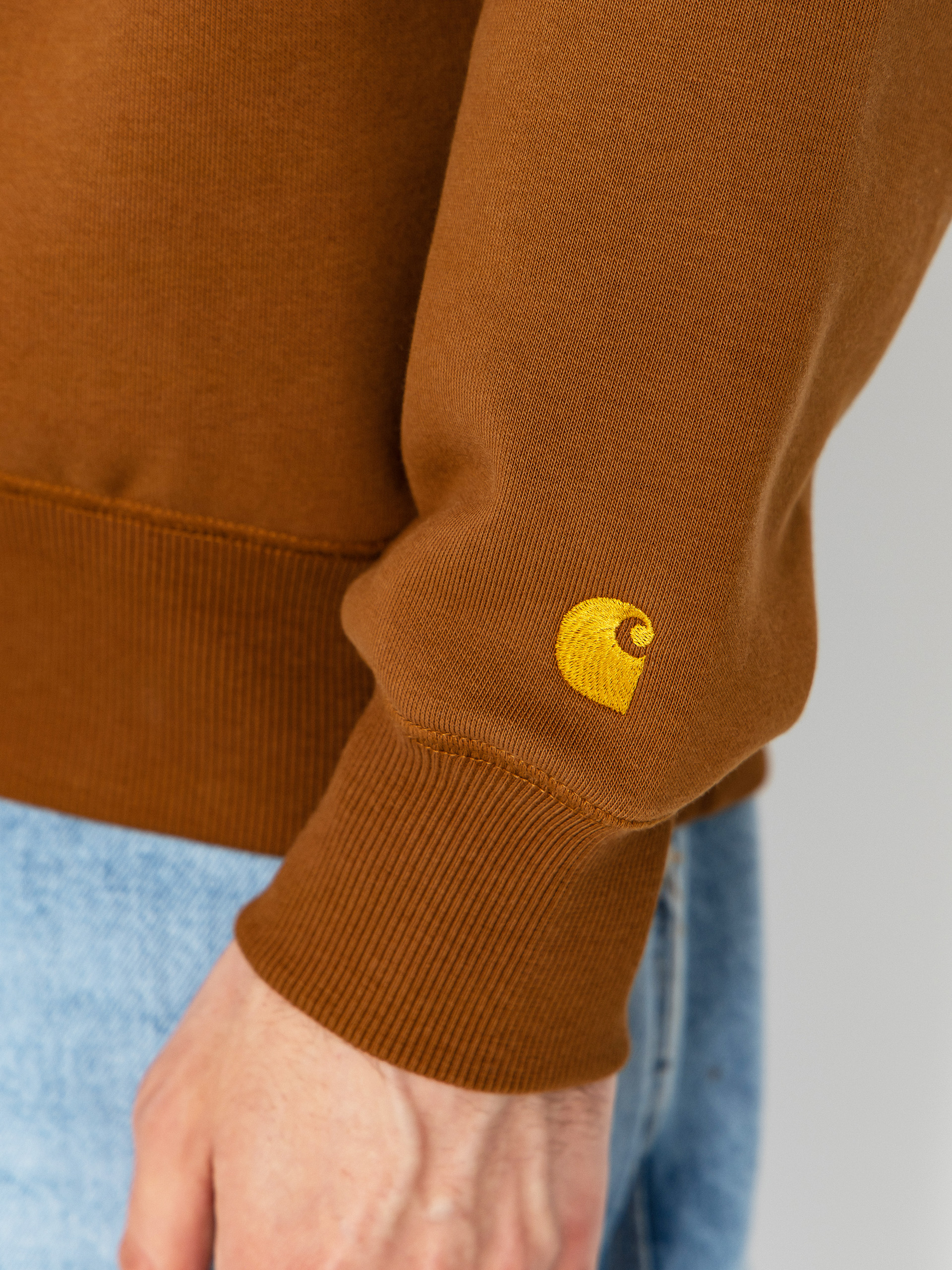 Hanorac Carhartt WIP Chase (hamilton brown/gold)