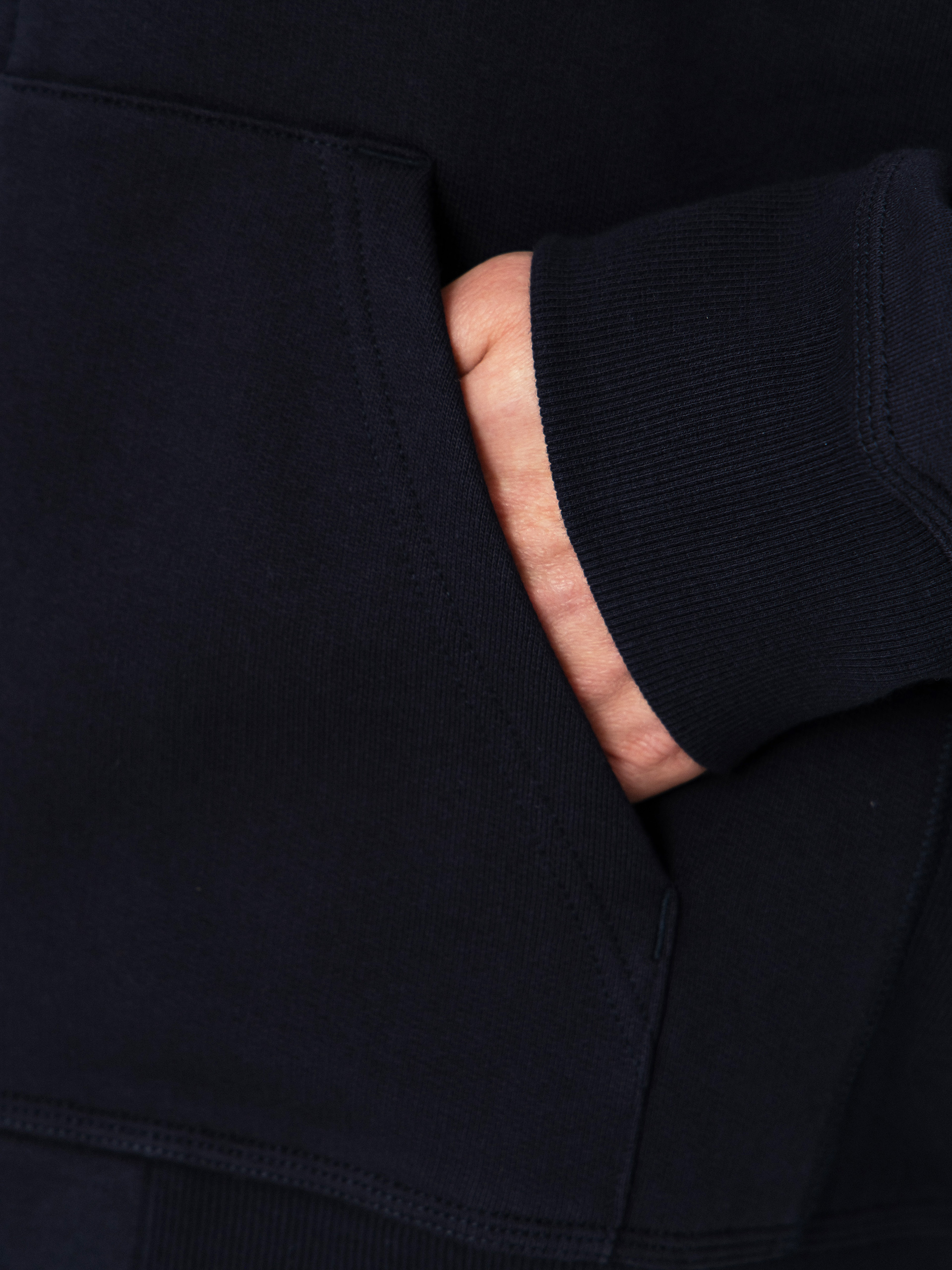 Hanorac cu glugă Carhartt WIP American Script ZHD (deep night)