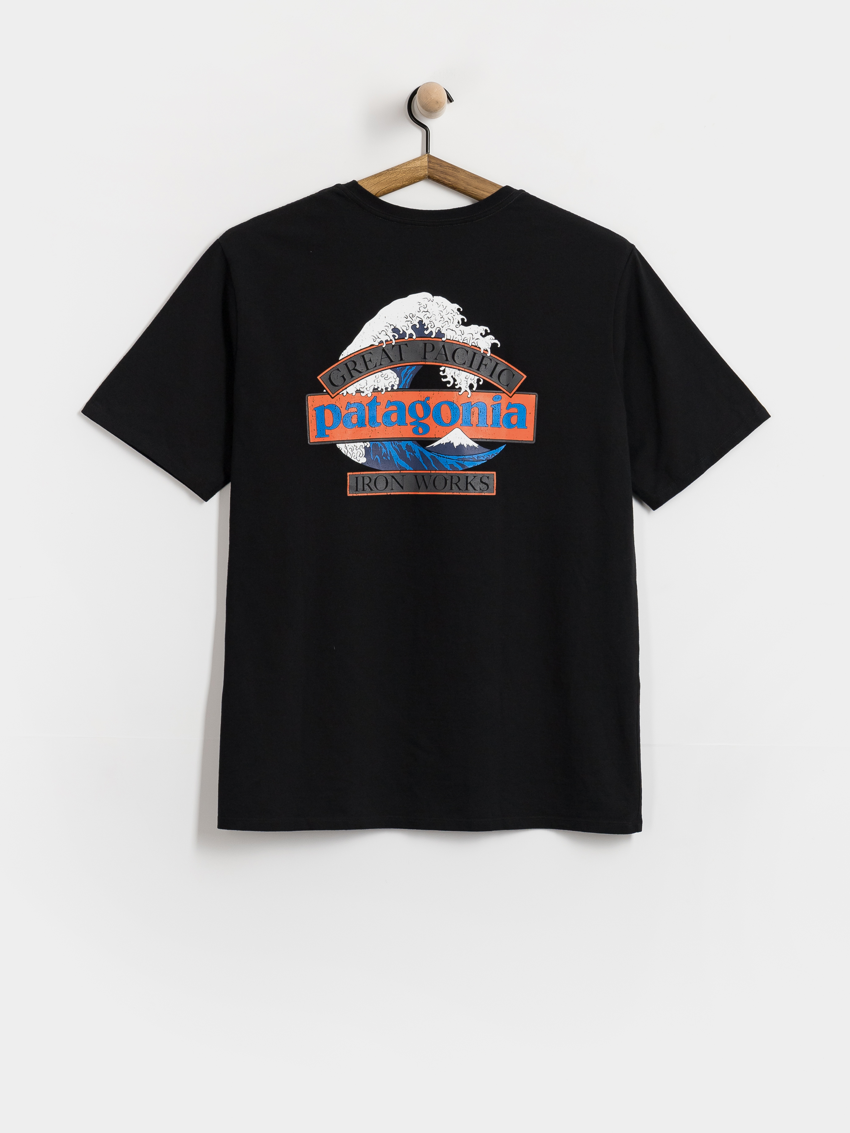 Tricou Patagonia Great Waves (black)