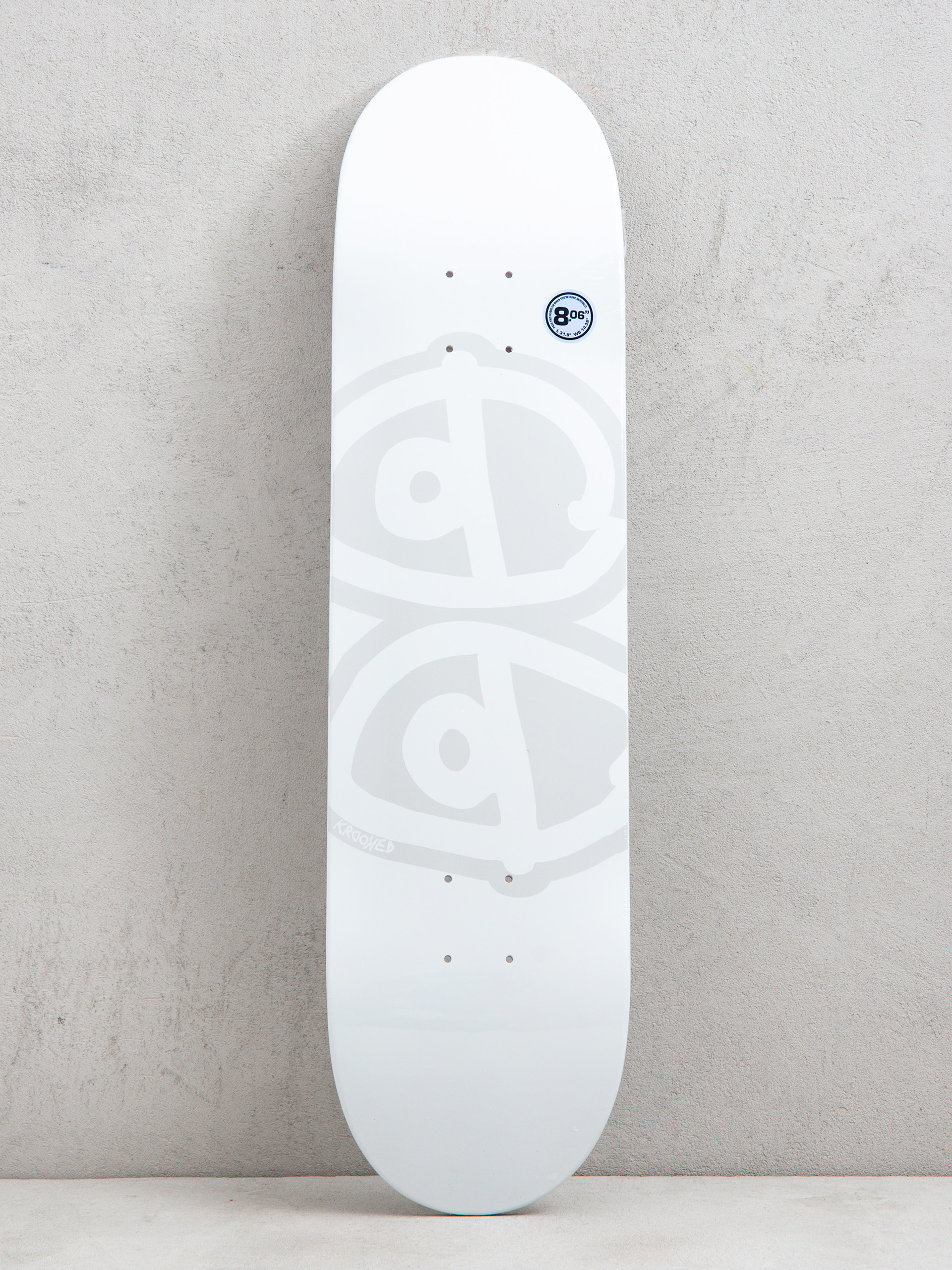 Placă Krooked Team Eyes (white)