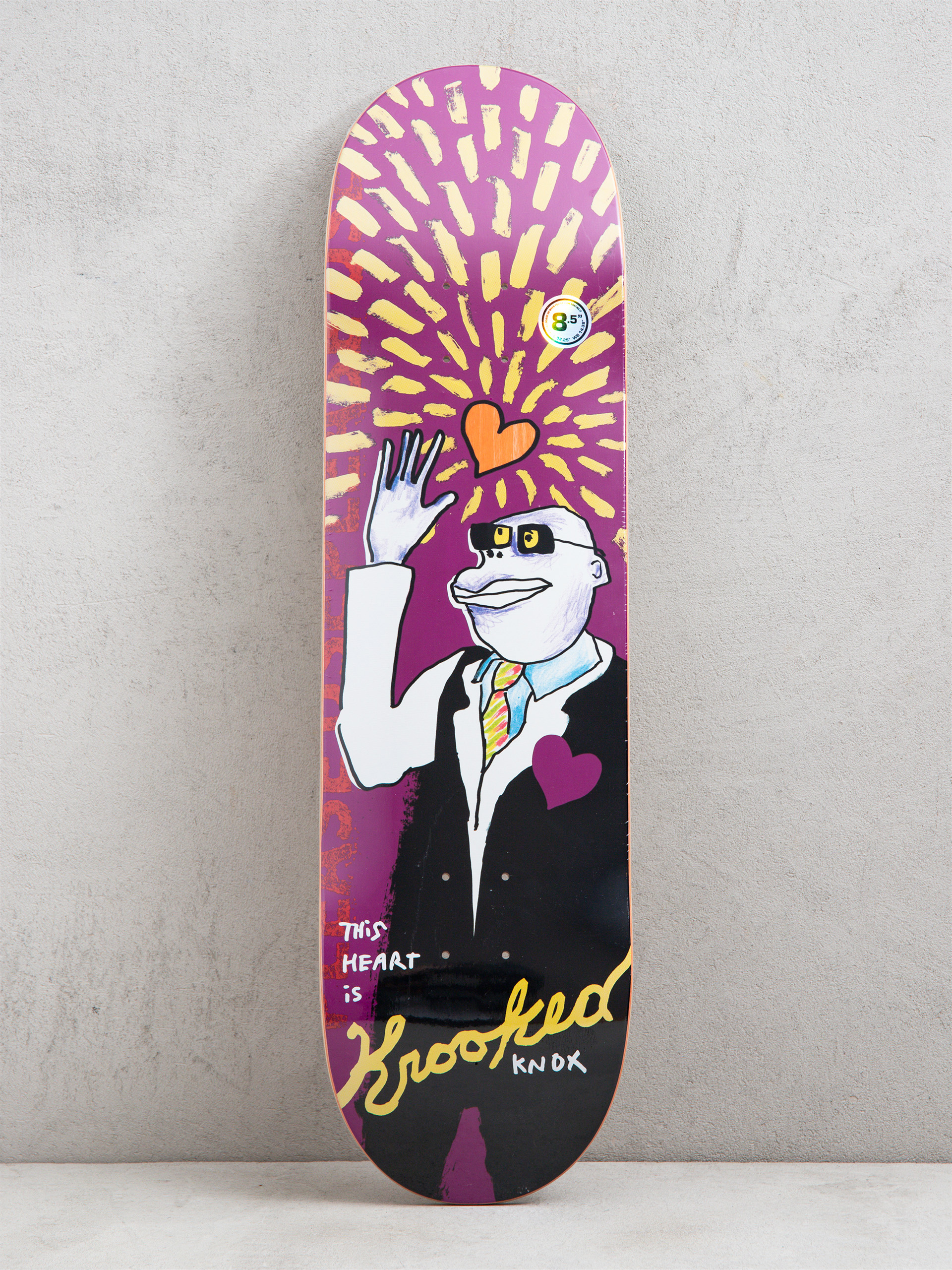 Placă Krooked Knox This Heart (purple)