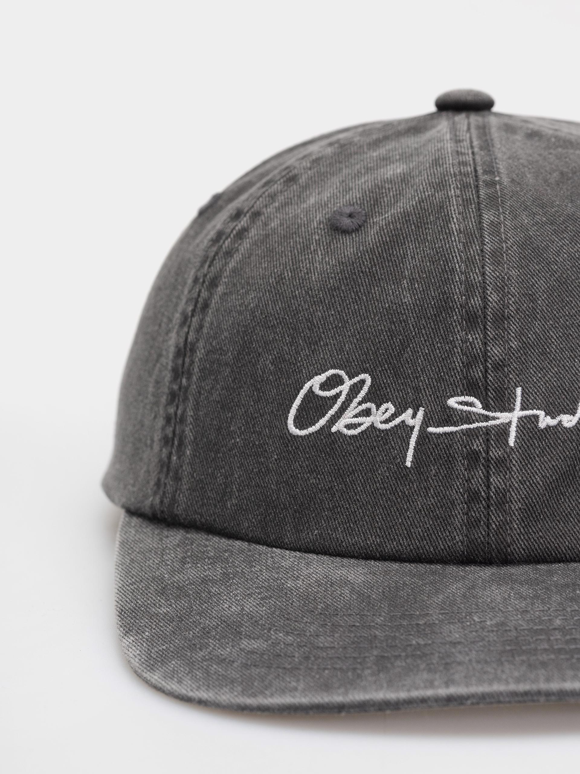 Șapcă OBEY Pigment Signature (pigment black)