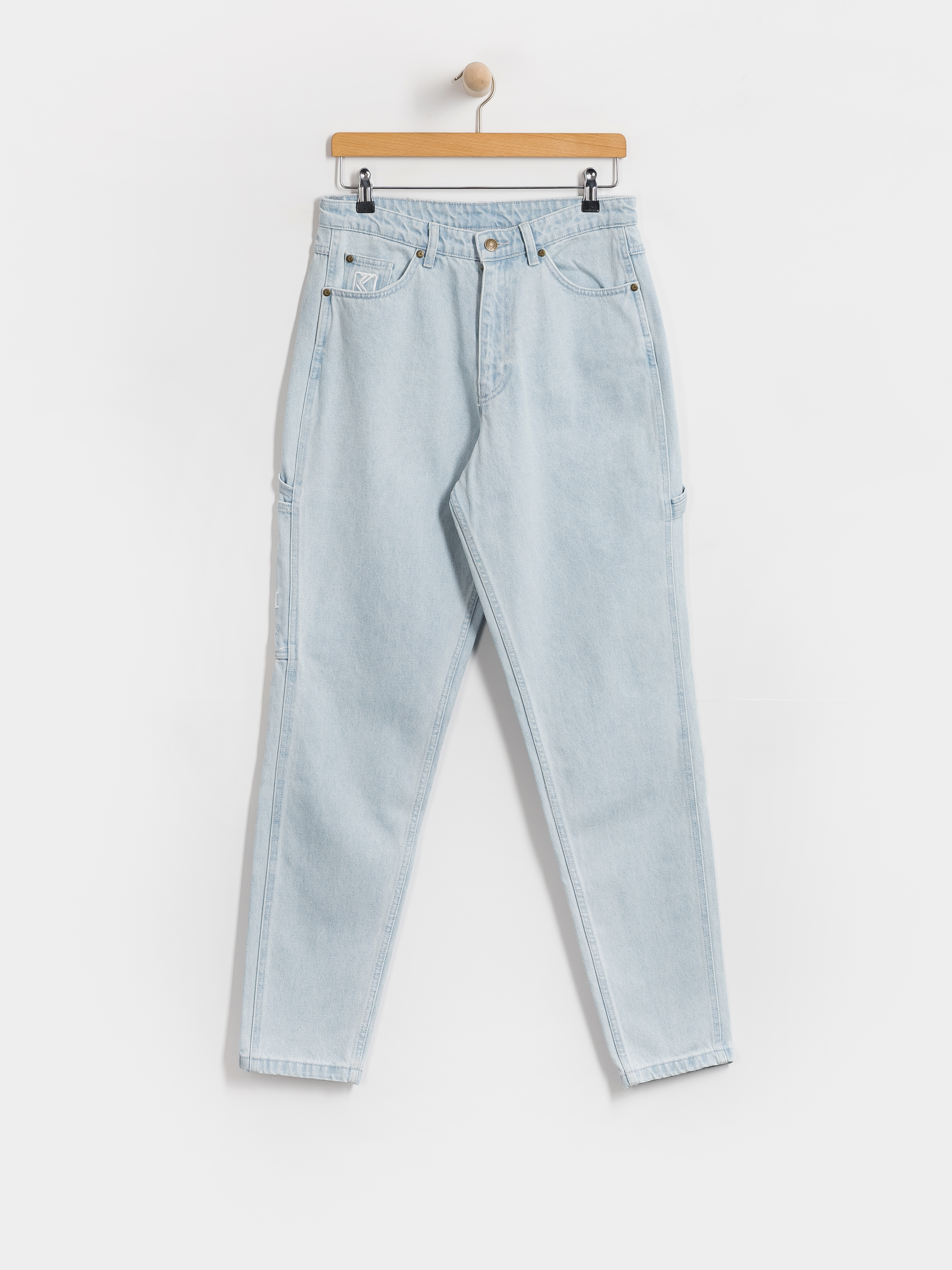 Pantaloni Karl Kani Retro Tapered Workwear Denim (bleached blue)