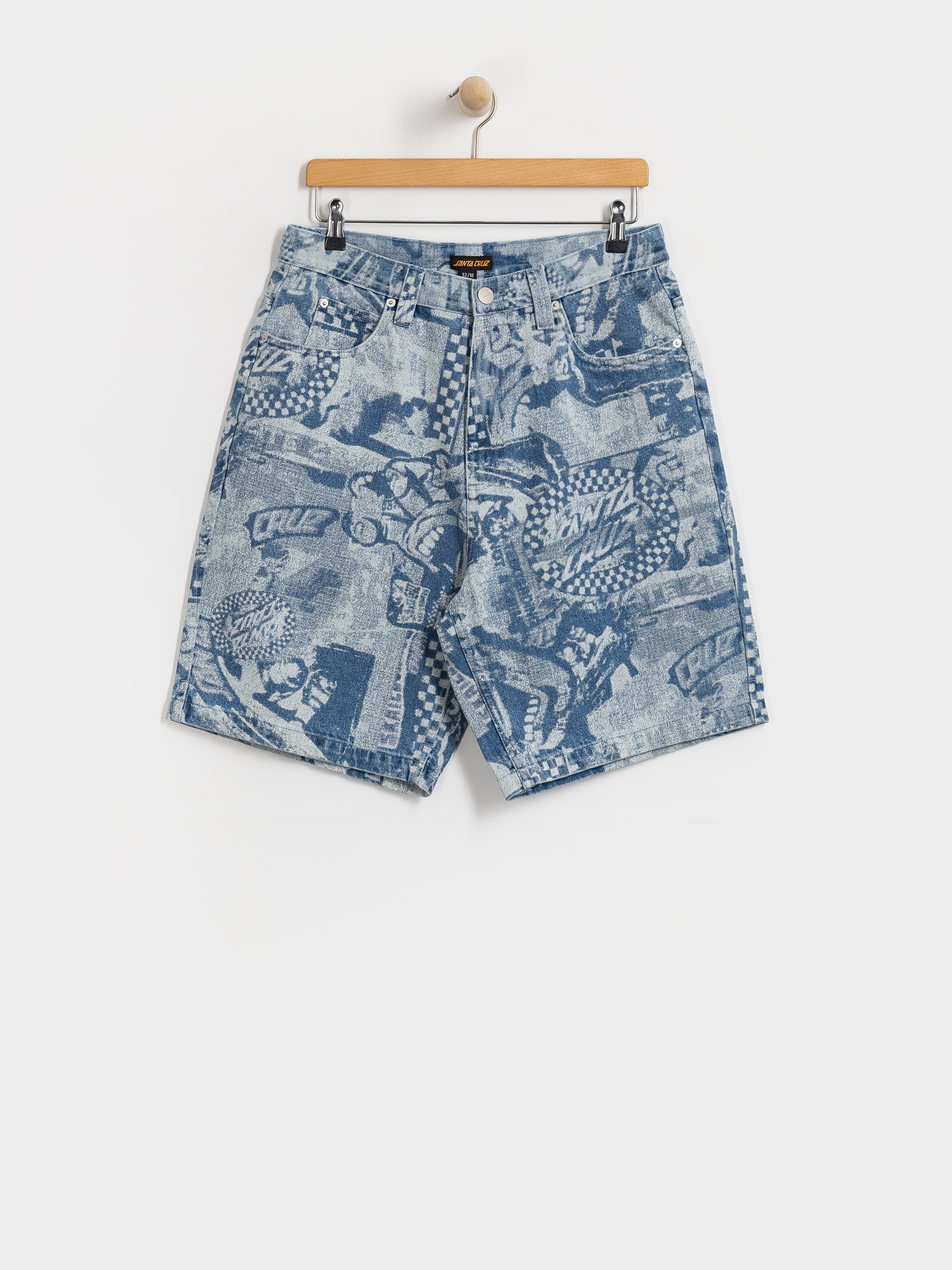 Pantaloni scurți Santa Cruz Big (stonewash collage)