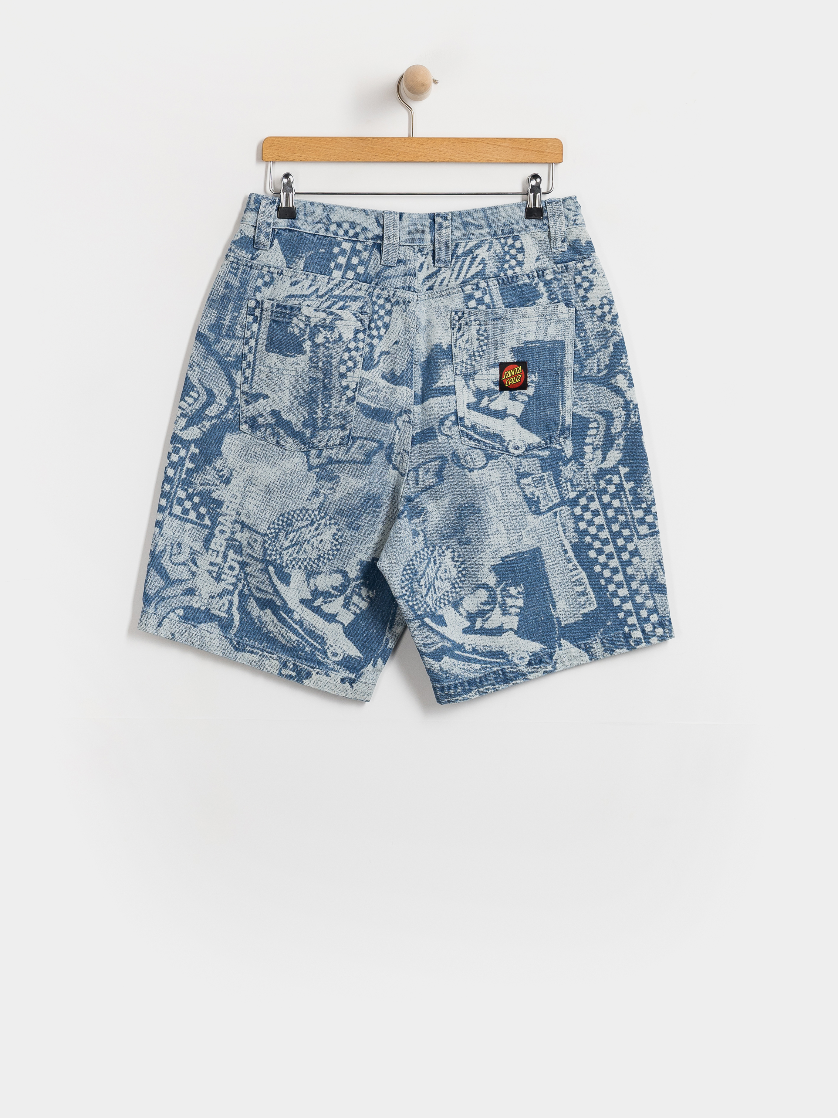 Pantaloni scurți Santa Cruz Big (stonewash collage)