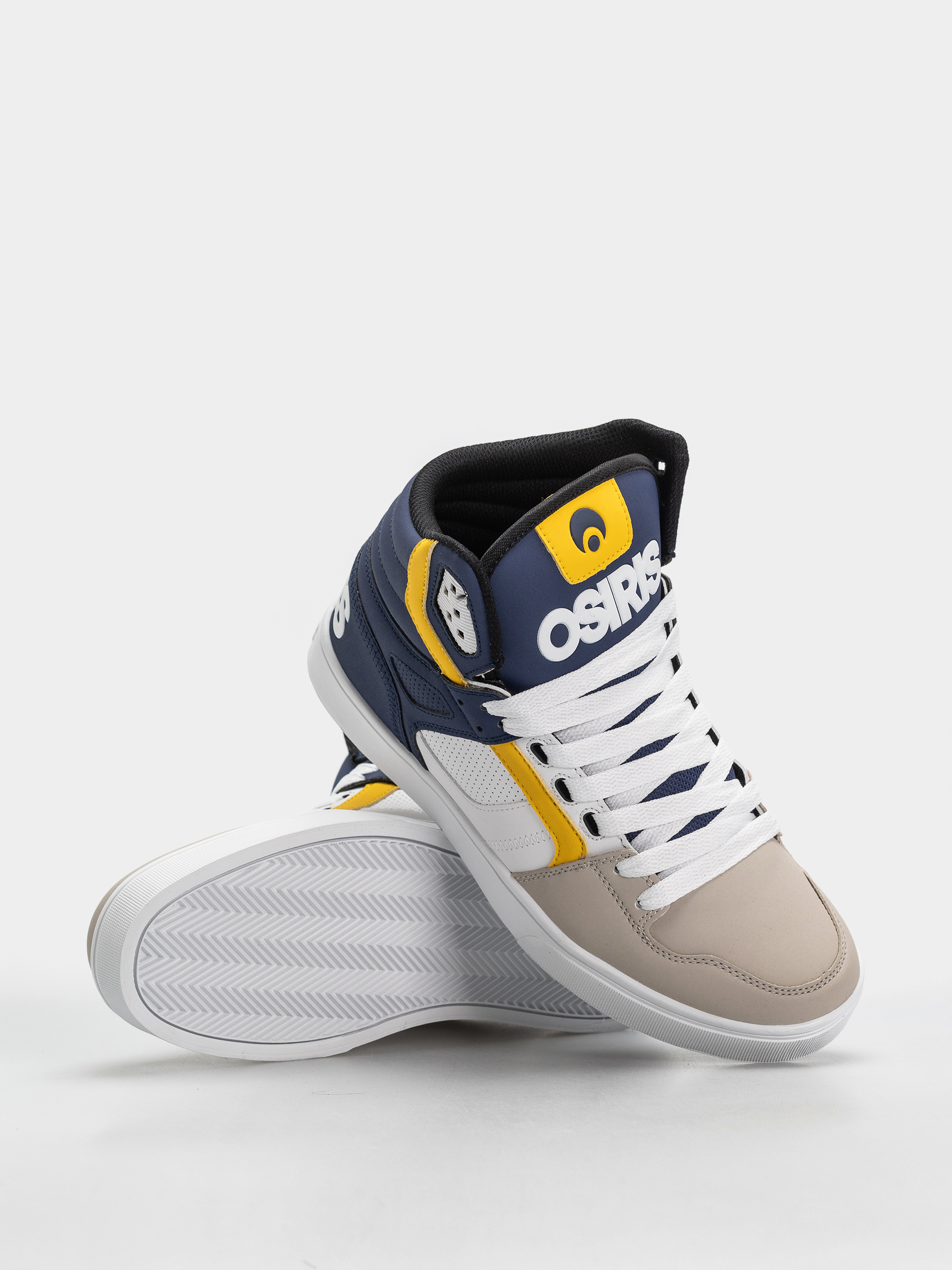 Pantofi Osiris Clone (white/navy/tan)