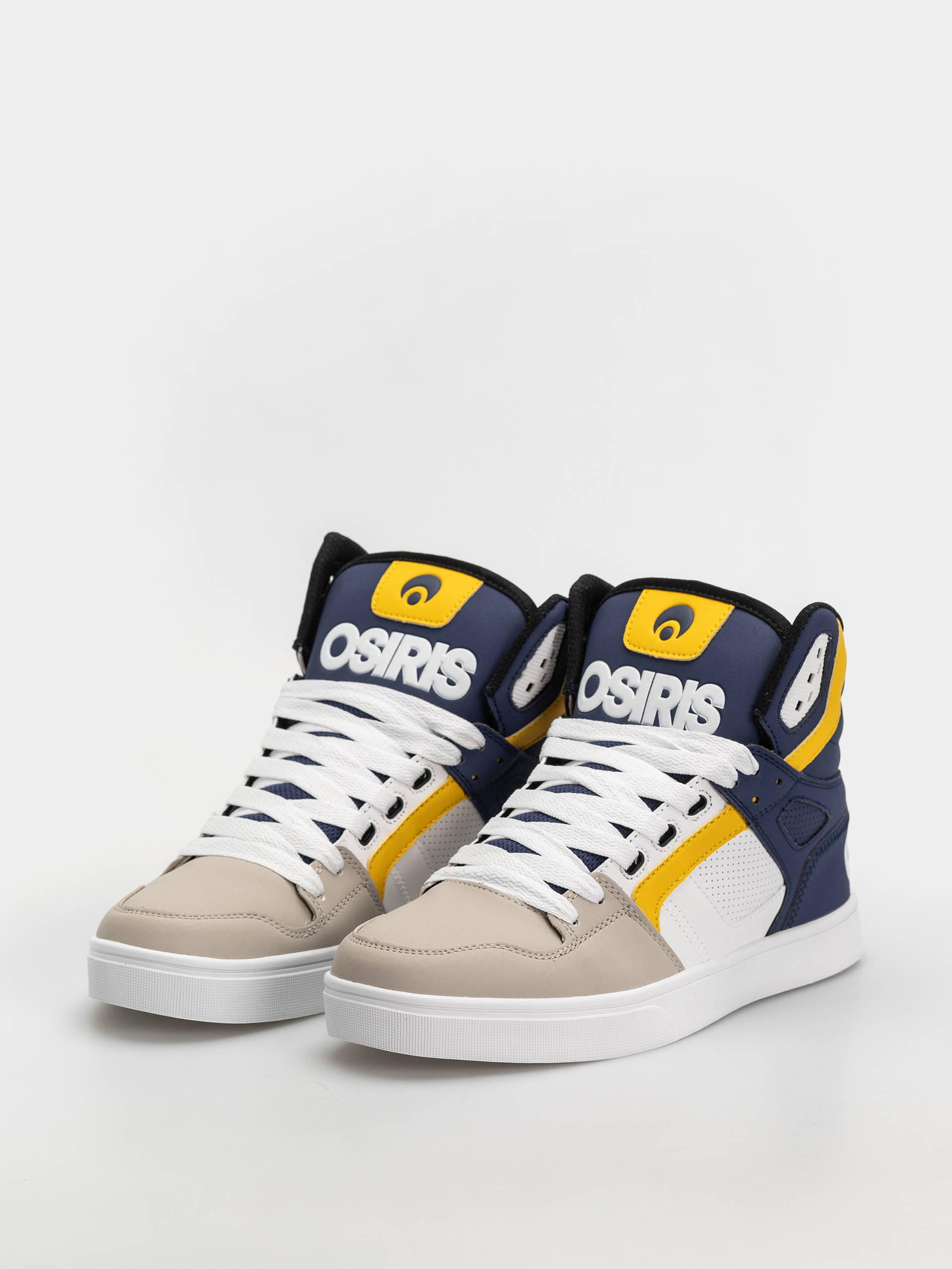 Pantofi Osiris Clone (white/navy/tan)